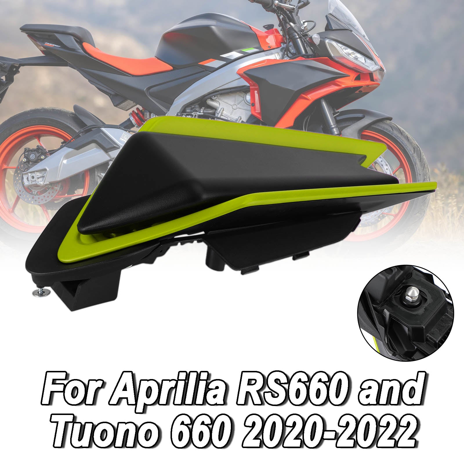 Rear Cowl Tail FAIRING Cover For Aprilia RS660 RSV4 Tuono 660 2020-2024 Yellow