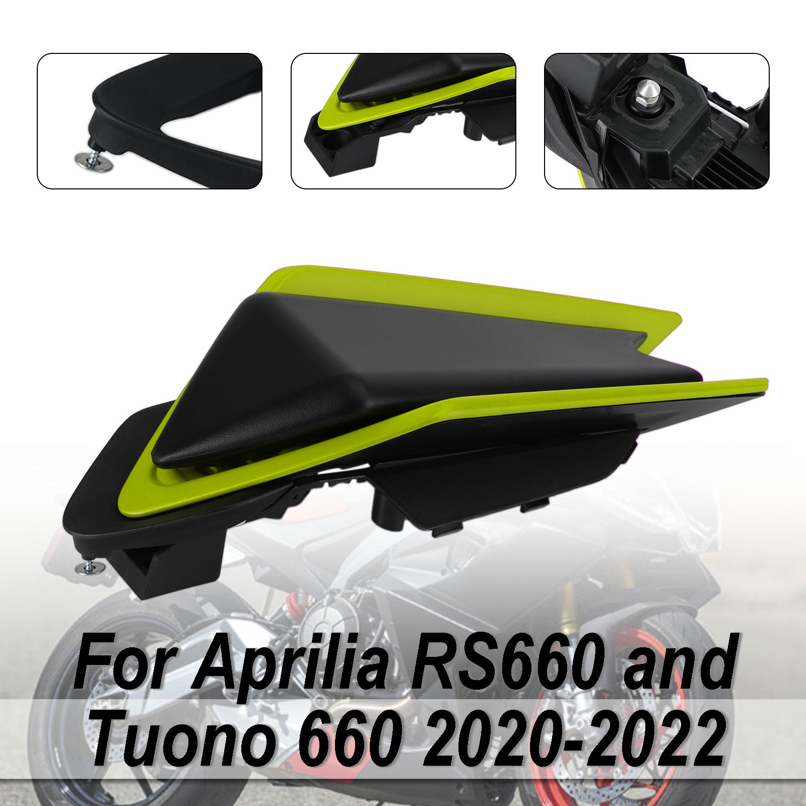 Rear Cowl Tail FAIRING Cover For Aprilia RS660 RSV4 Tuono 660 2020-2024 Yellow