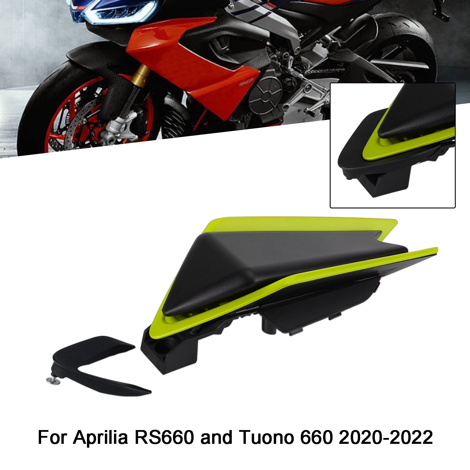 Rear Cowl Tail FAIRING Cover For Aprilia RS660 RSV4 Tuono 660 2020-2024 Yellow