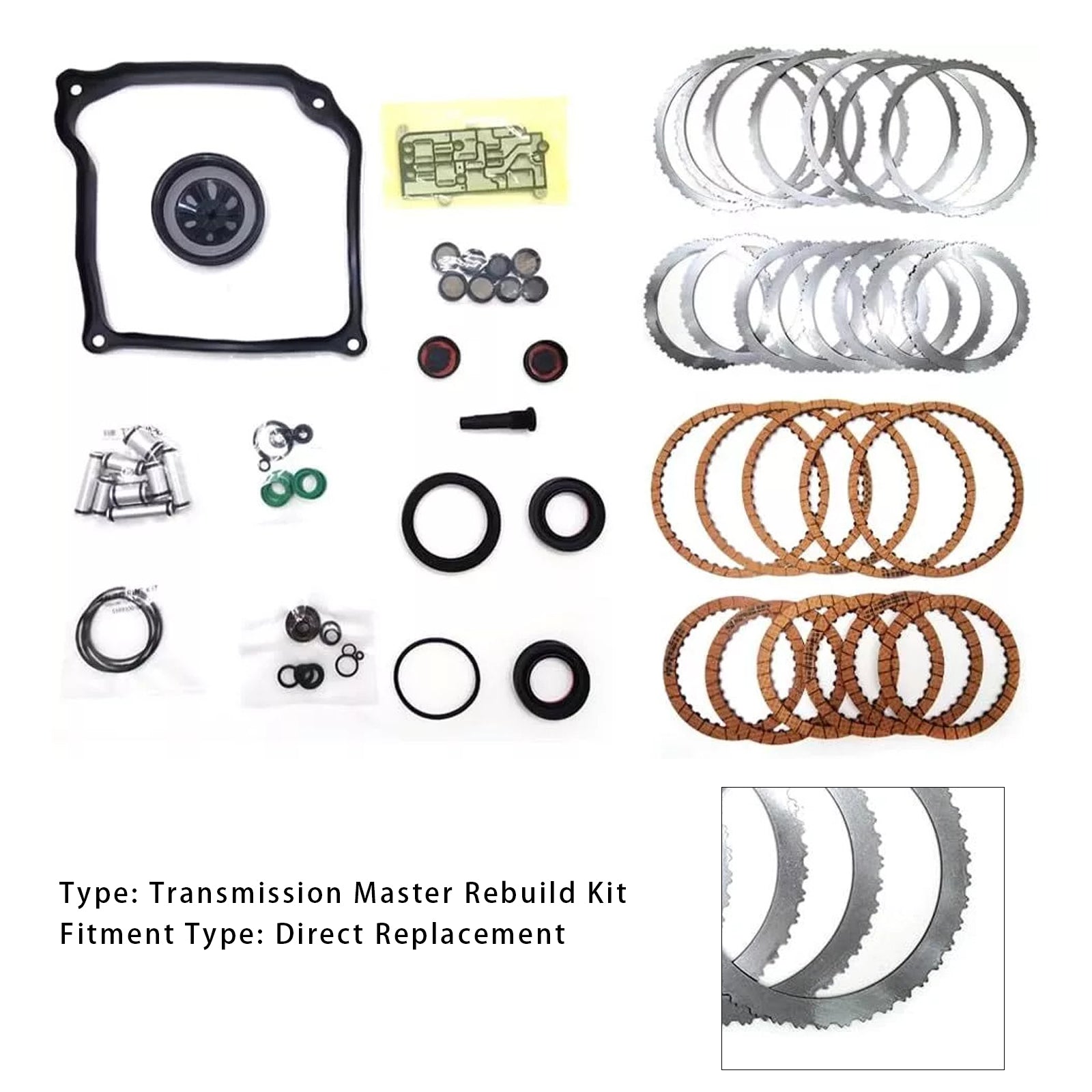 AUDI  VW Auto Transmission Master Rebuild Kit Overhaul Clutch Plate 0BH DQ500