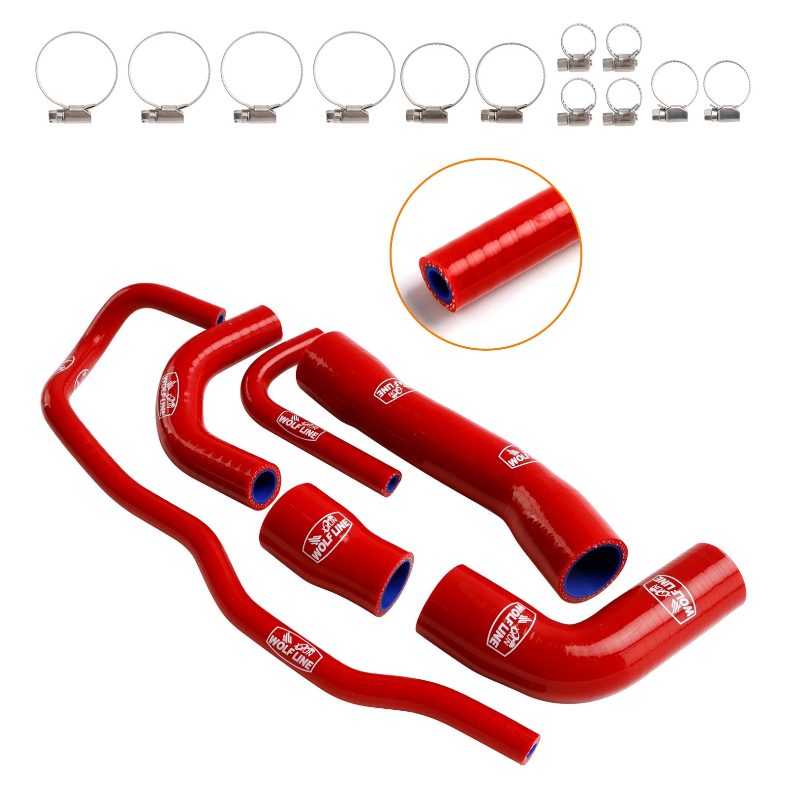 Silicone Radiator coolant Hose kit For BMW S1000XR 2021-2024