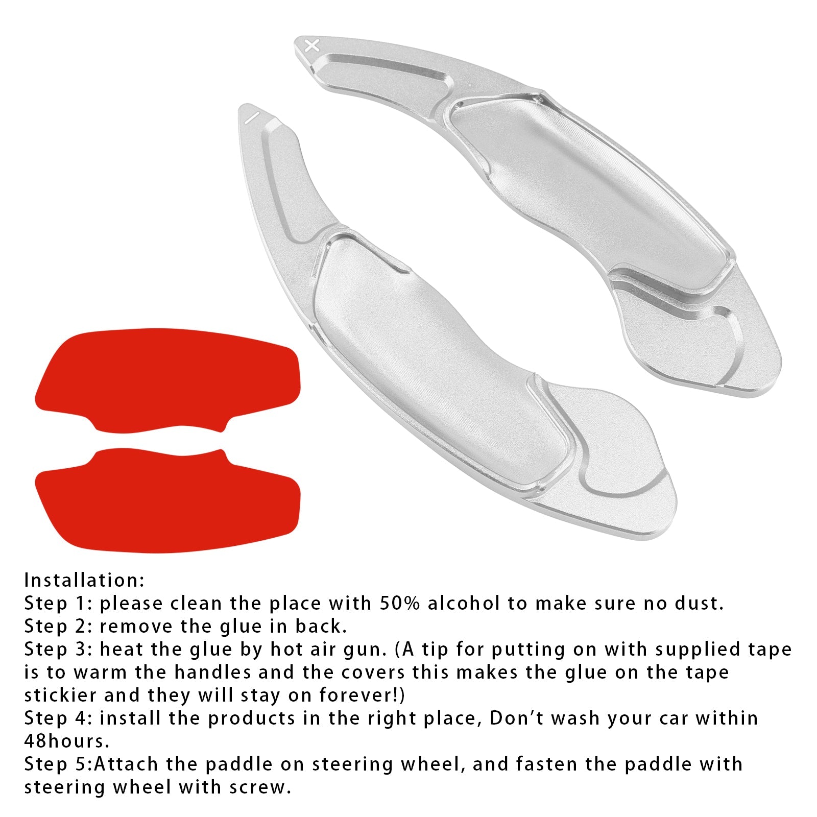 Steering Wheel Paddle Shifter Extension For VOLVO XC60 XC90 Aluminium