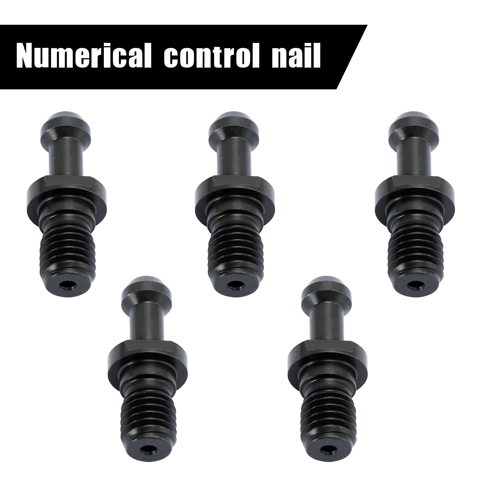 5Pcs CAT40 45?? 0.589" Degree Pull Stud Retention Knob Fits HAAS CAT CNC Black