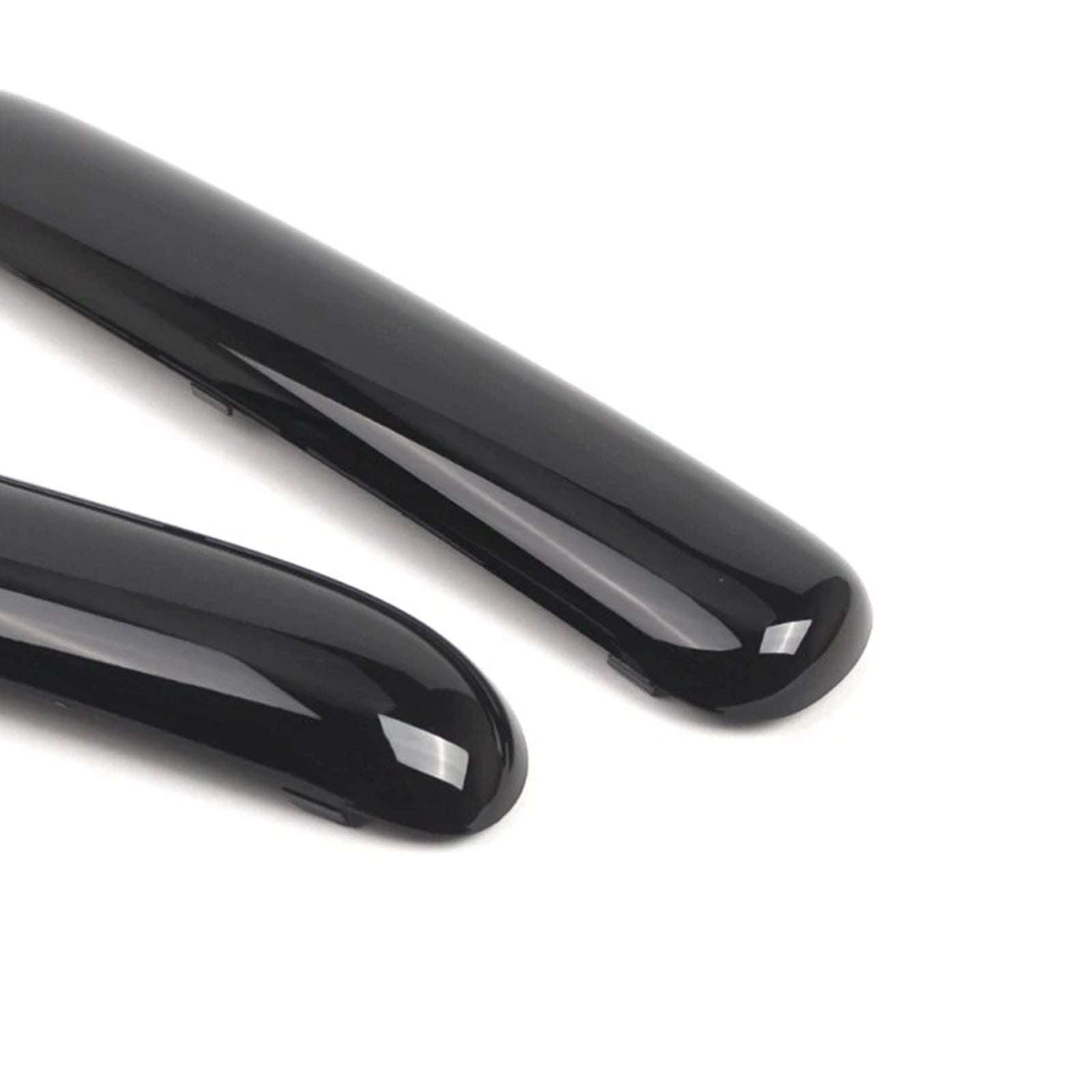 2001-2004 Mini One Cooper R50/R52/R53 Pair Front Bumper Trim Set Glossy Black