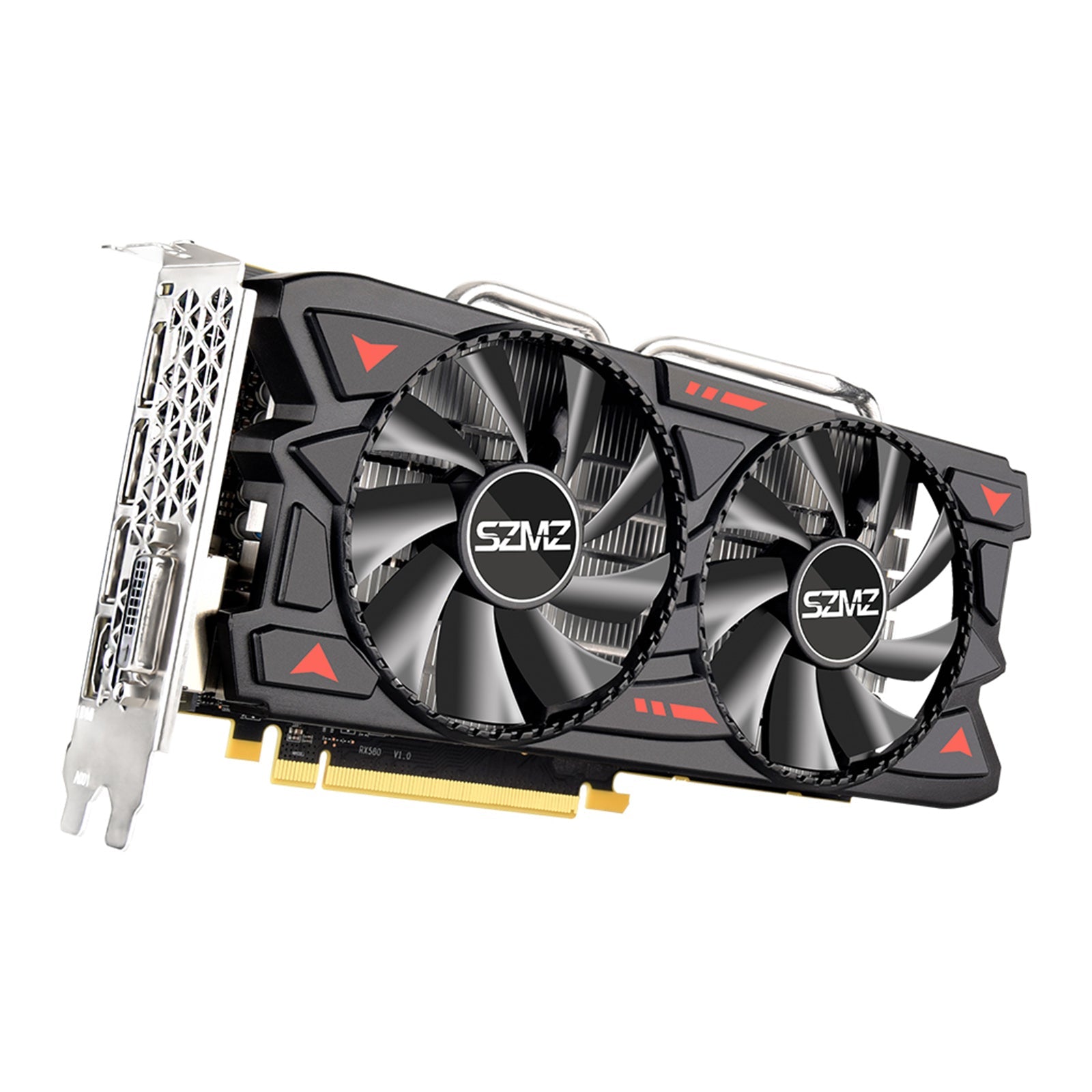 RX580 8G Dual Fans Independent Graphics Card Desktop Computer Lighting Card