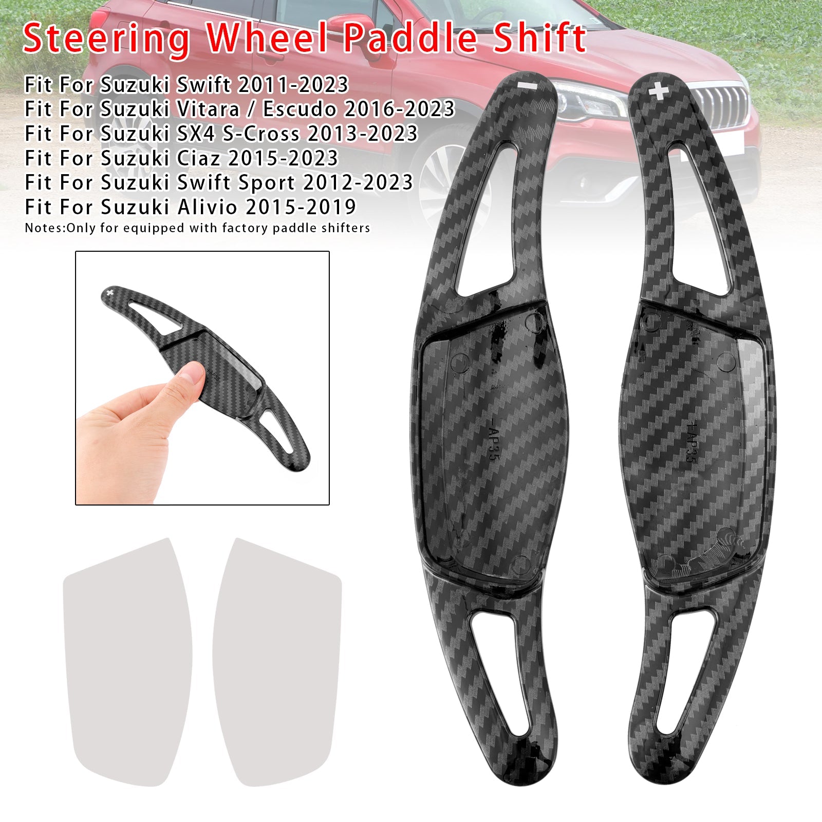 Steering Wheel Paddle Shifter Extension For Suzuki Swift Vitara