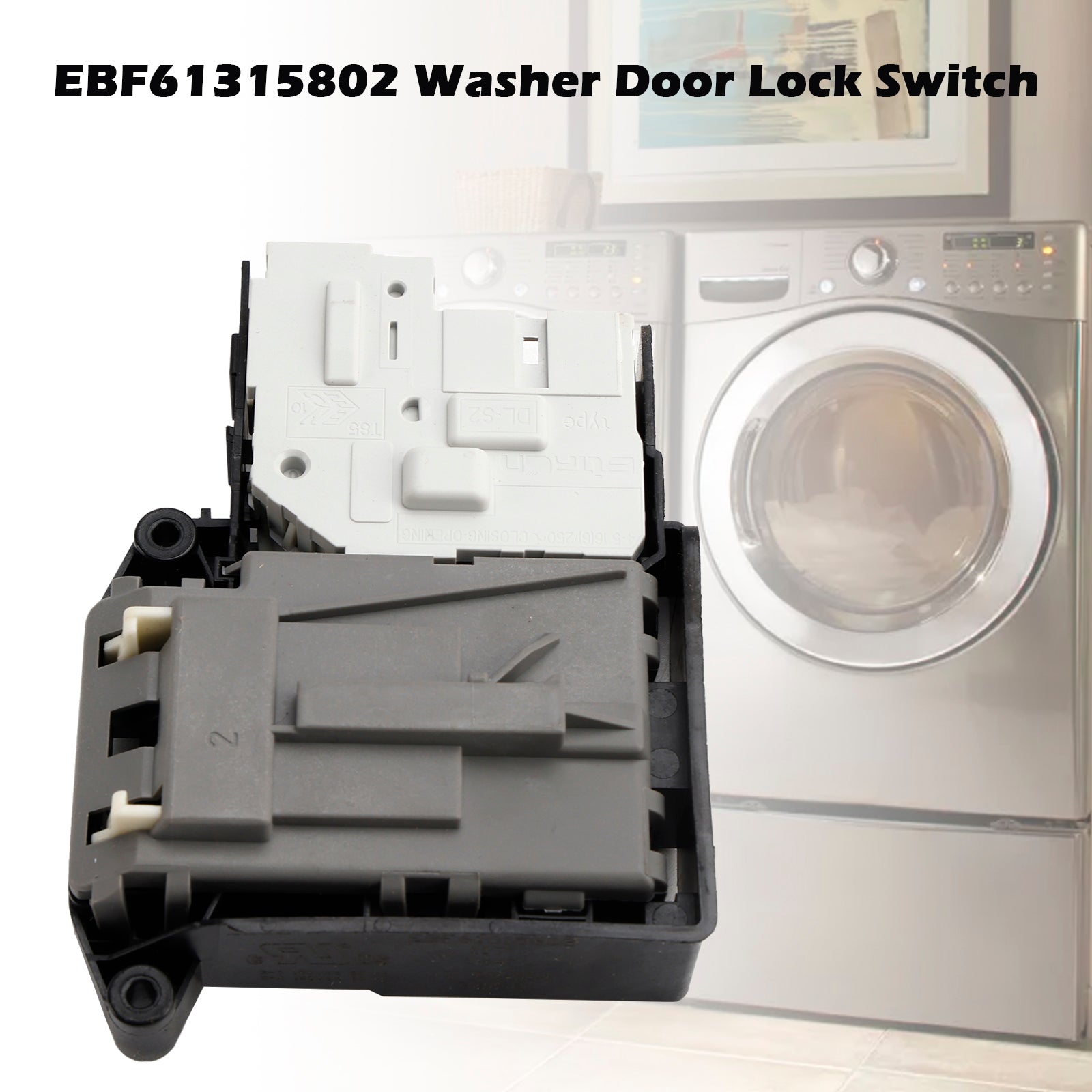 EBF61315802 Washer Door Lock Switch For L.G Front-Load & Ken-More 796-series