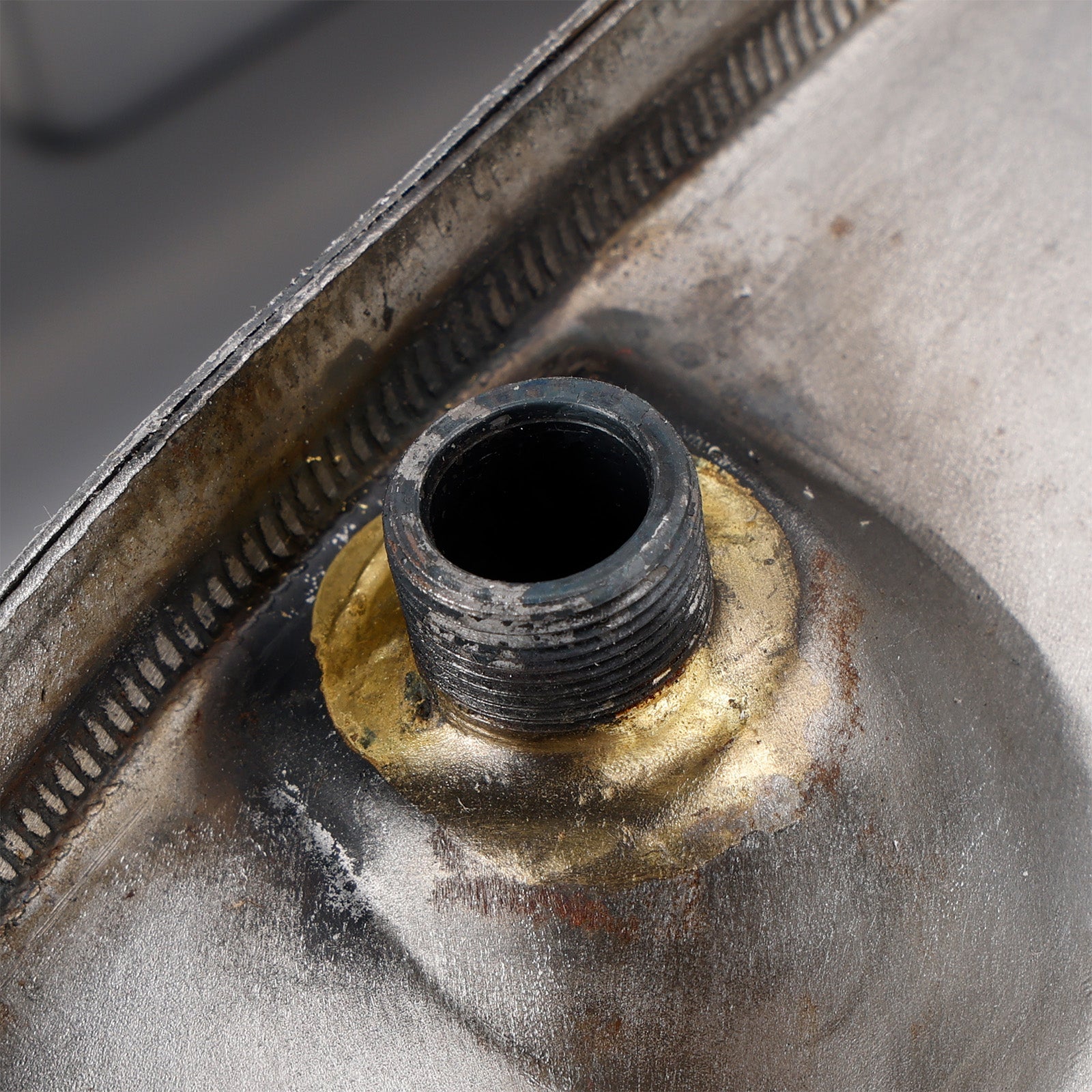 SIMSON S53 S83 FUEL PETROL TANK & TANK SIDE COVER UNPAINTED