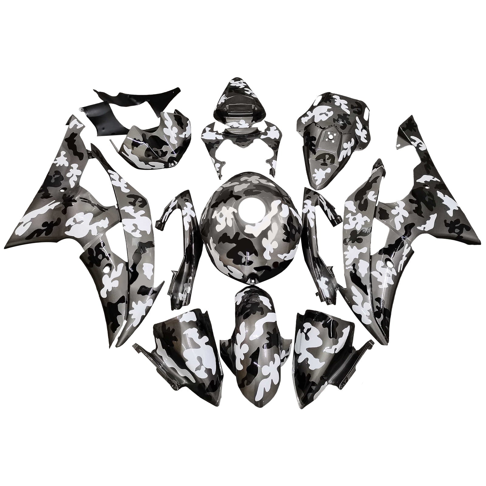 Injection Fairing Kit Bodywork Plastic ABS For Yamaha YZFR6 YZF-R6 2008-2016