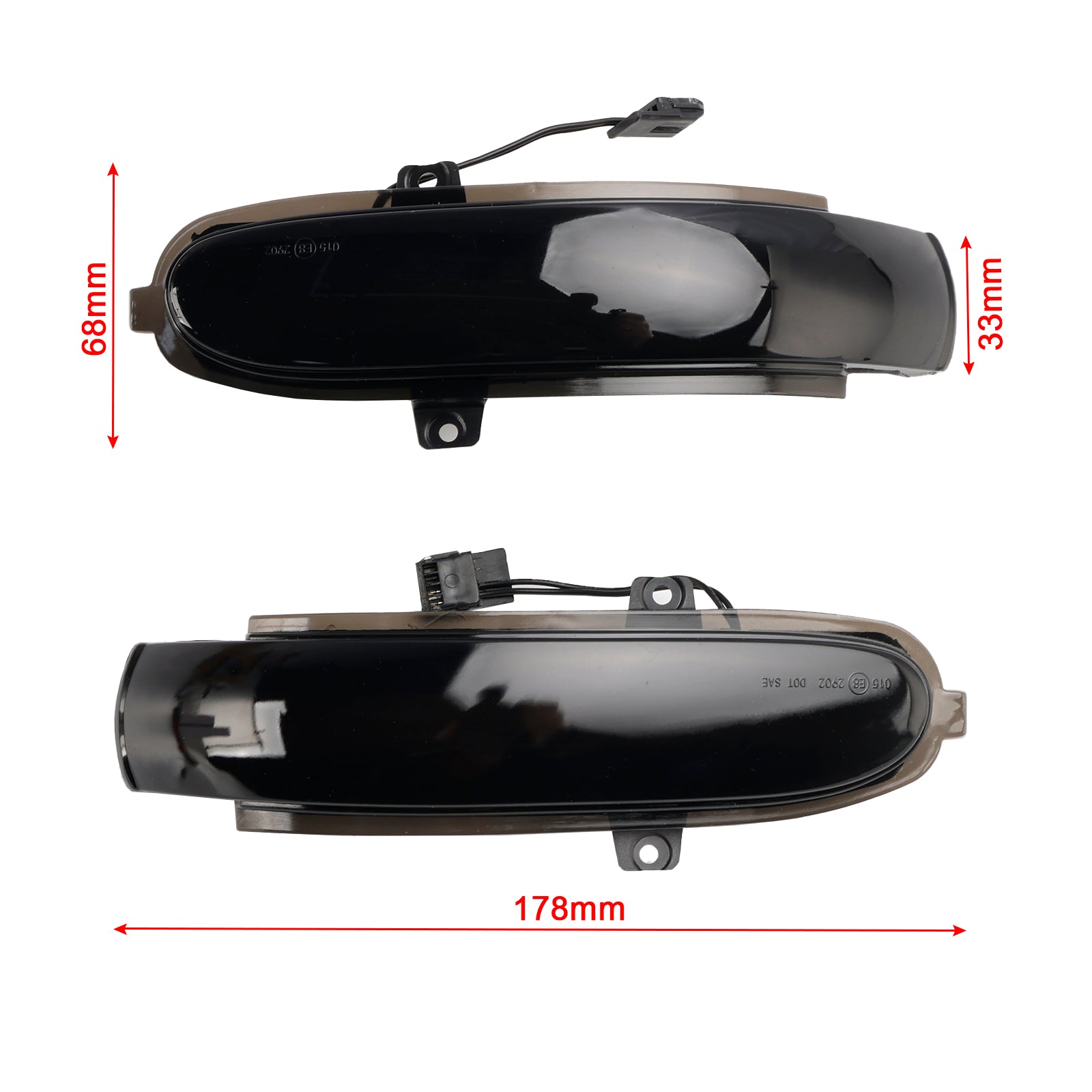 Smoked LED Sequential Side Mirror Turn Signal Light for Mercedes-Benz G E Class