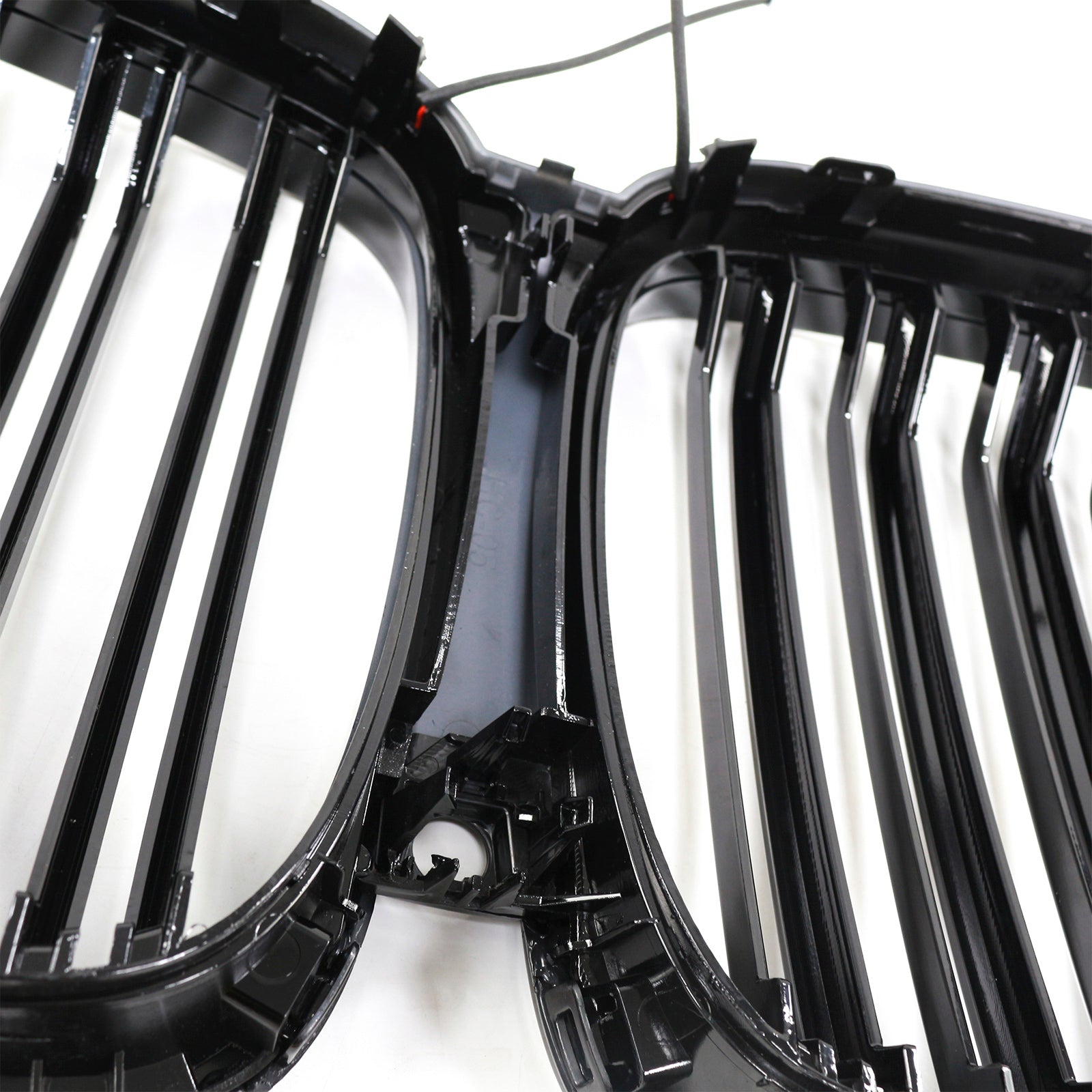 Double Slat Black Front Kidney Grille Fit BMW X5 G05 2019-2022 M-Performance