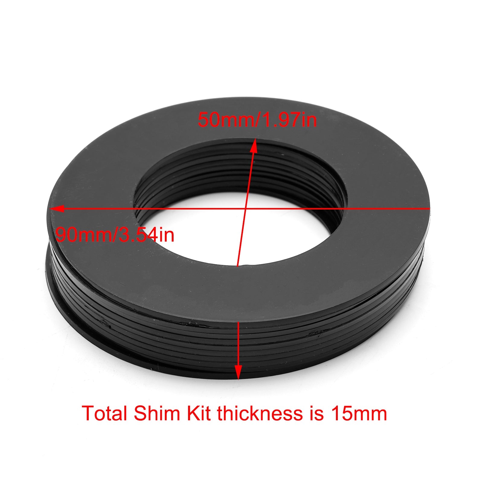 50MM Excavator Bucket Pin Shims Kit For Skid Steer Cat Bobcat John Deere