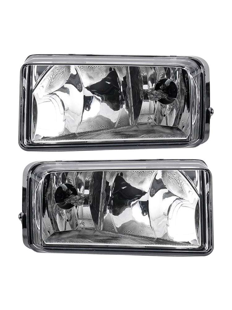 Pair Front  Fog Light Lamps With Bulbs For Chevy Silverado 2007-2013 Clear Lens