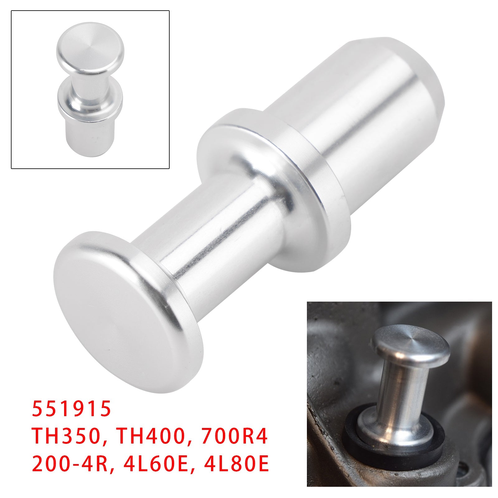 551915 Dipstick Tube Plug Seal For GM TH350 TH400 700R4 4L60E 4L80E 0.6￣1 PC