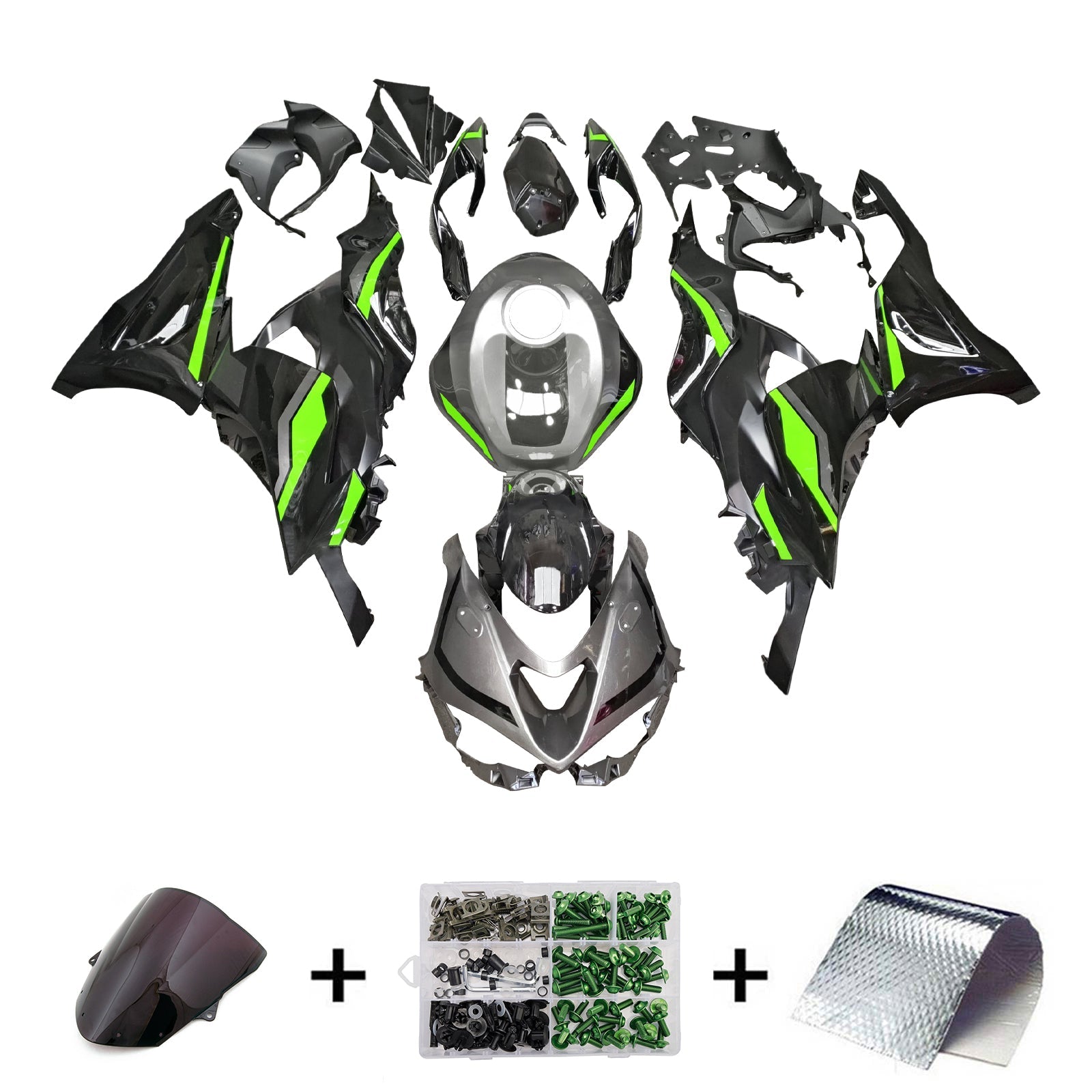 Injection Fairing Kit Bodywork Plastic ABS fit For Kawasaki ZX-6R 2024-2025