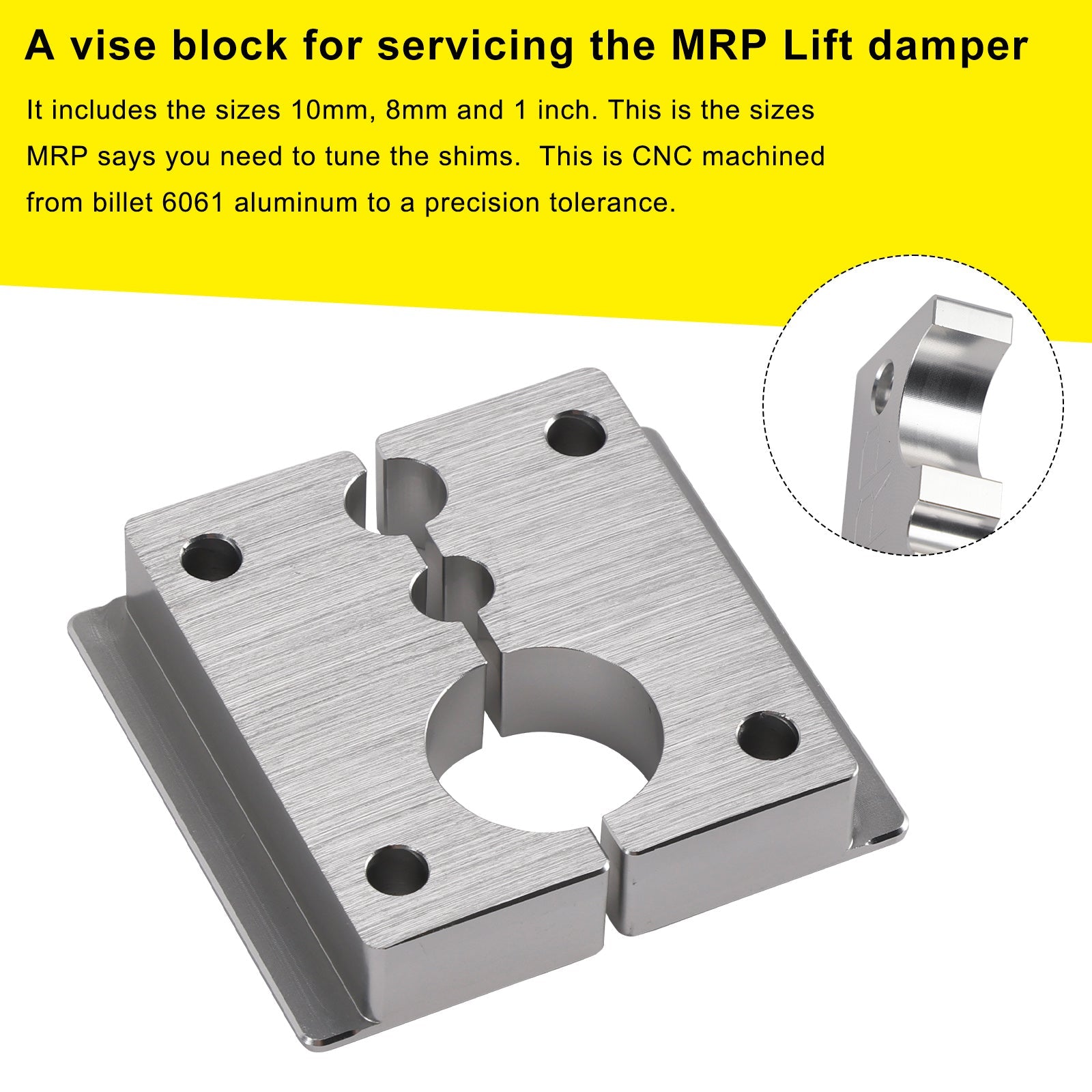 Tool for MRP Lift damper to tune it. Has 8mm/10mm/1 inch vise clamp/block