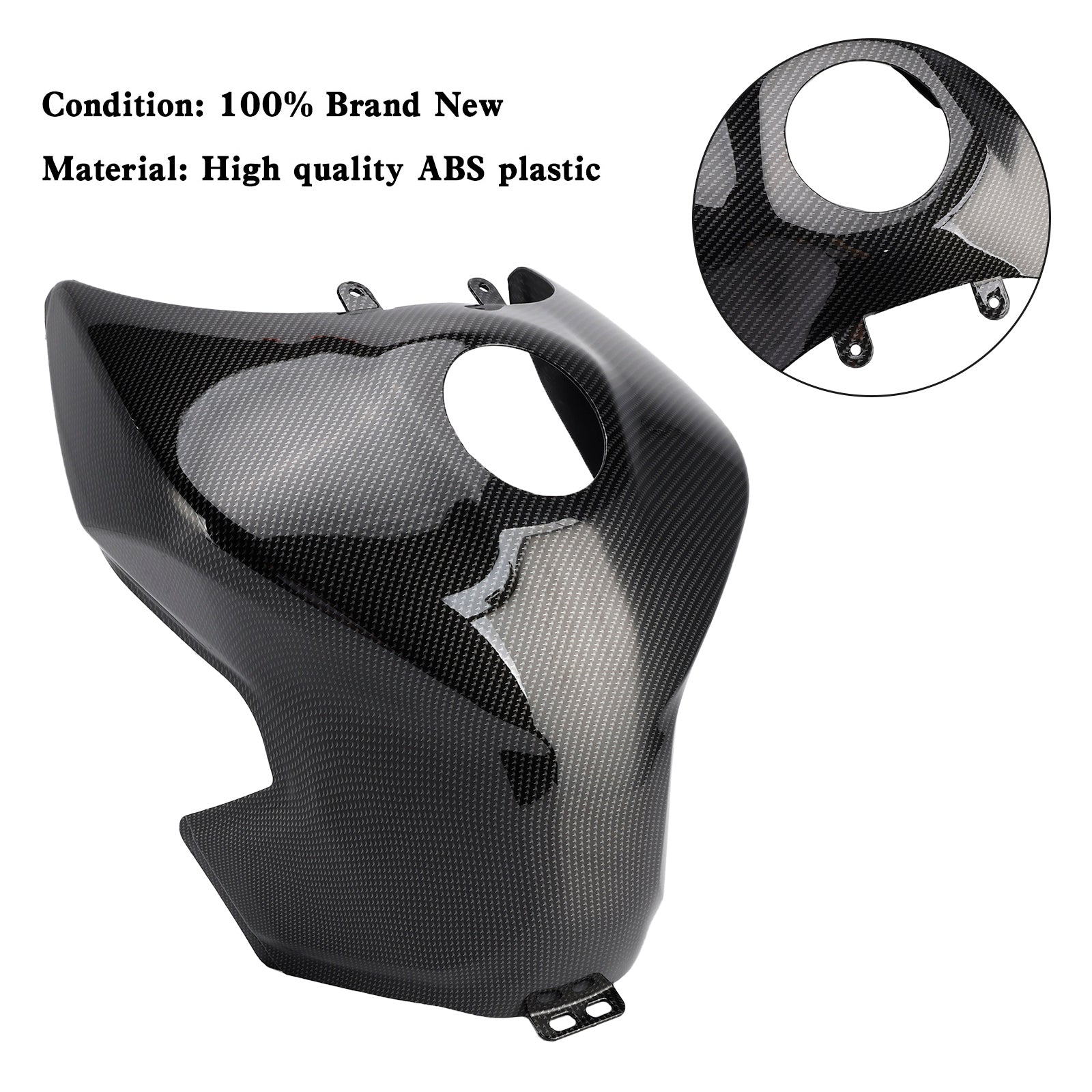 Gas Tank Cover Trim Fairing Cowl For Yamaha MT-09 MT09 FZ09 2017-2020 Carbon