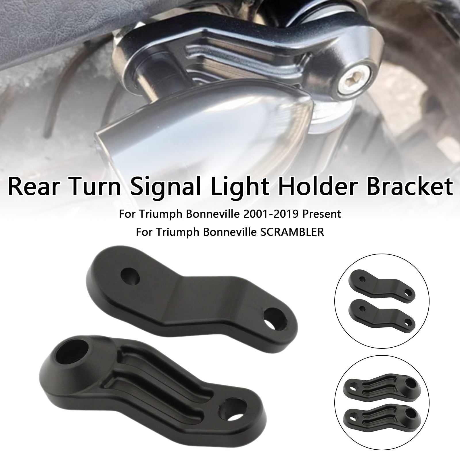 Rear Turn Signal Light Holder Bracket For Bonneville SE T100 T120