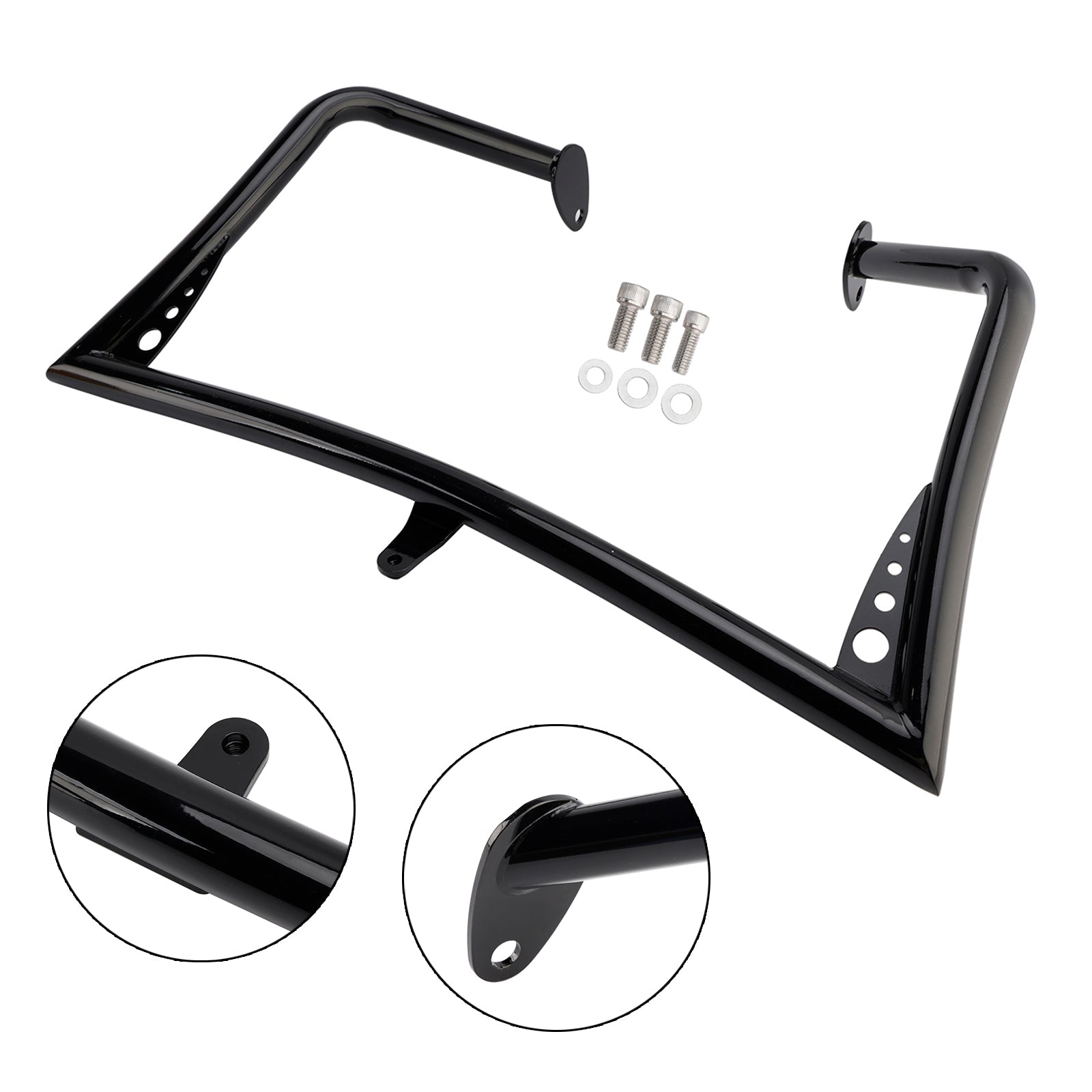 Engine Guard Crash Bar Frame Protector Bumper For Touring Glide 2009-2023 Chrome