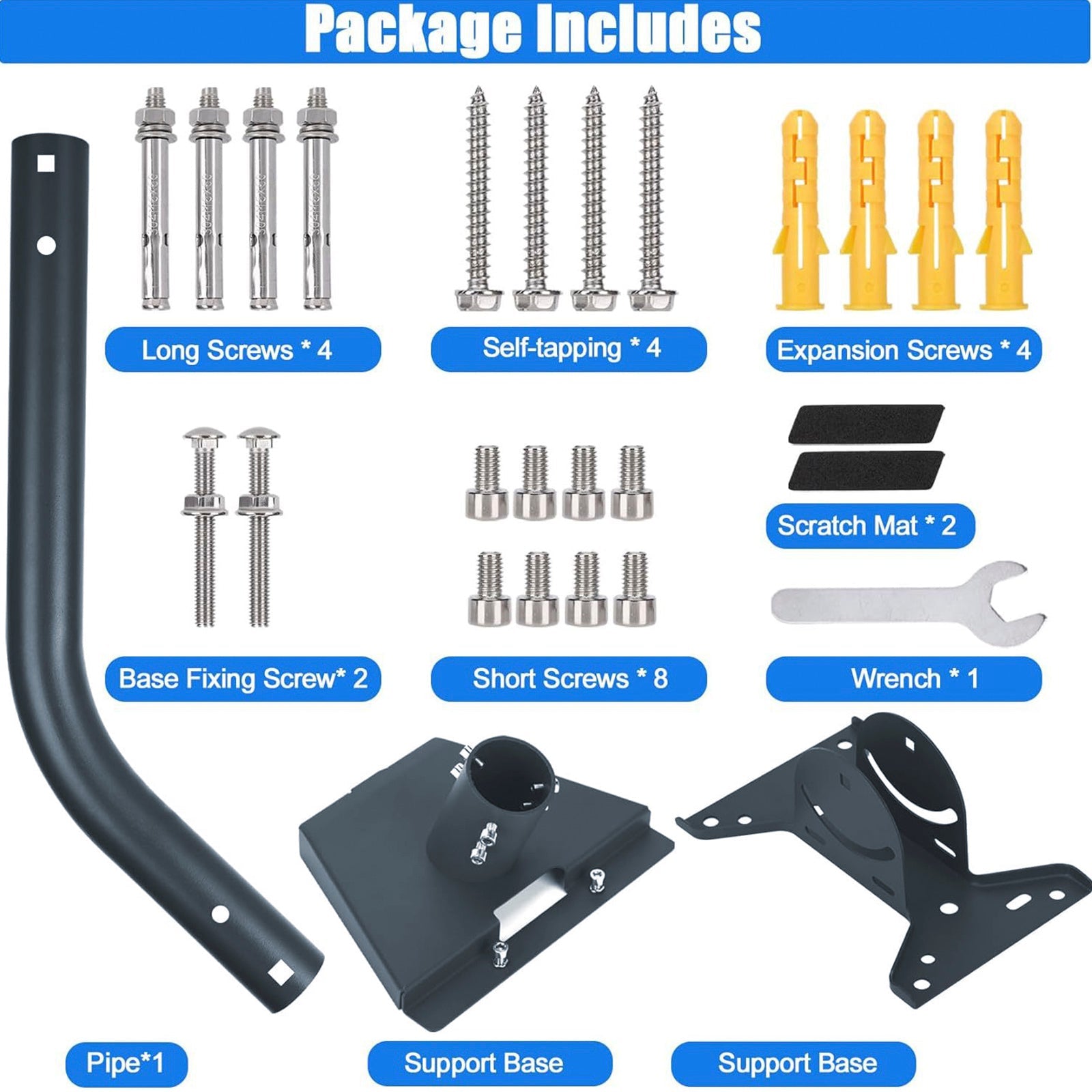 Starlink Gen 3 Mount 360＜ Adjustable Mounting Kit V3 For Roof Exterior Wall