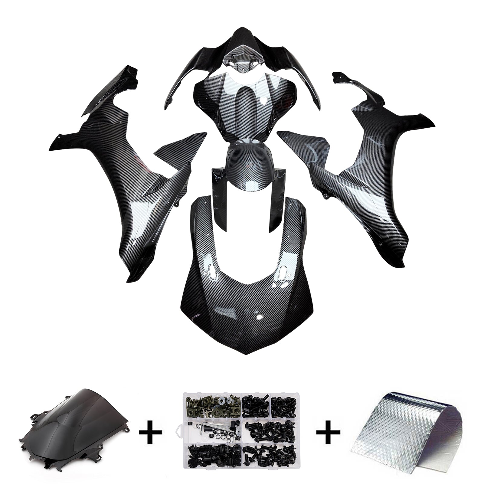 Injection Fairing Kit Bodywork Plastic ABS For Yamaha YZFR1 YZF-R1 2015-2019