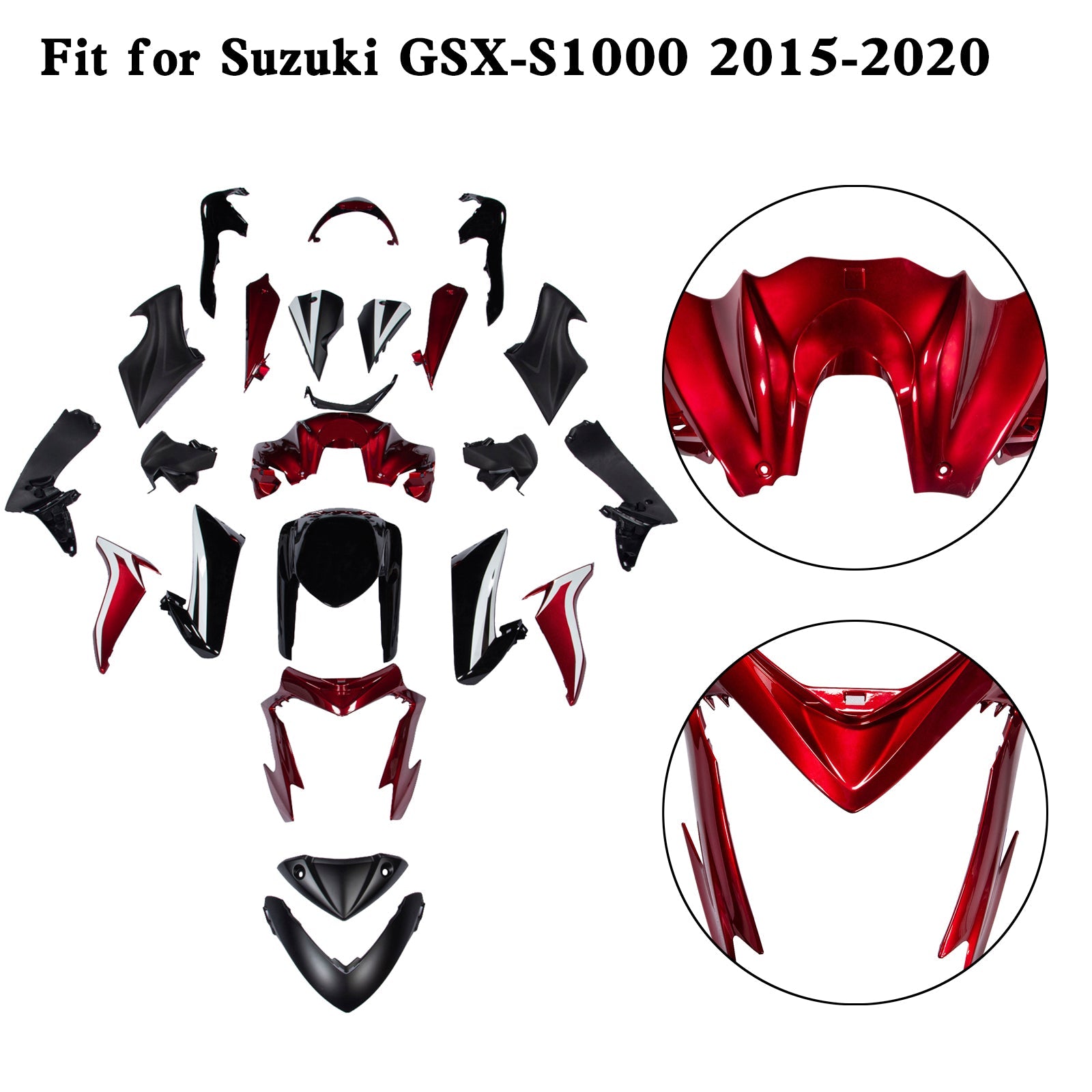 Kit Carenado Carrocería Plástico Suzuki GSX-S 1000 GSXS 2015-2020