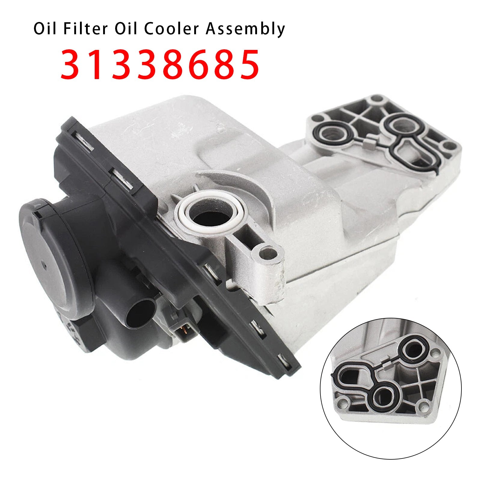 2006-2013 Volvo C70 Oil Filter Oil Cooler Assembly