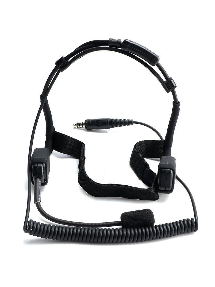 7.1-C9 Advanced Rear Mount Big Plug Tactical Earhook Headset Bone Headphones