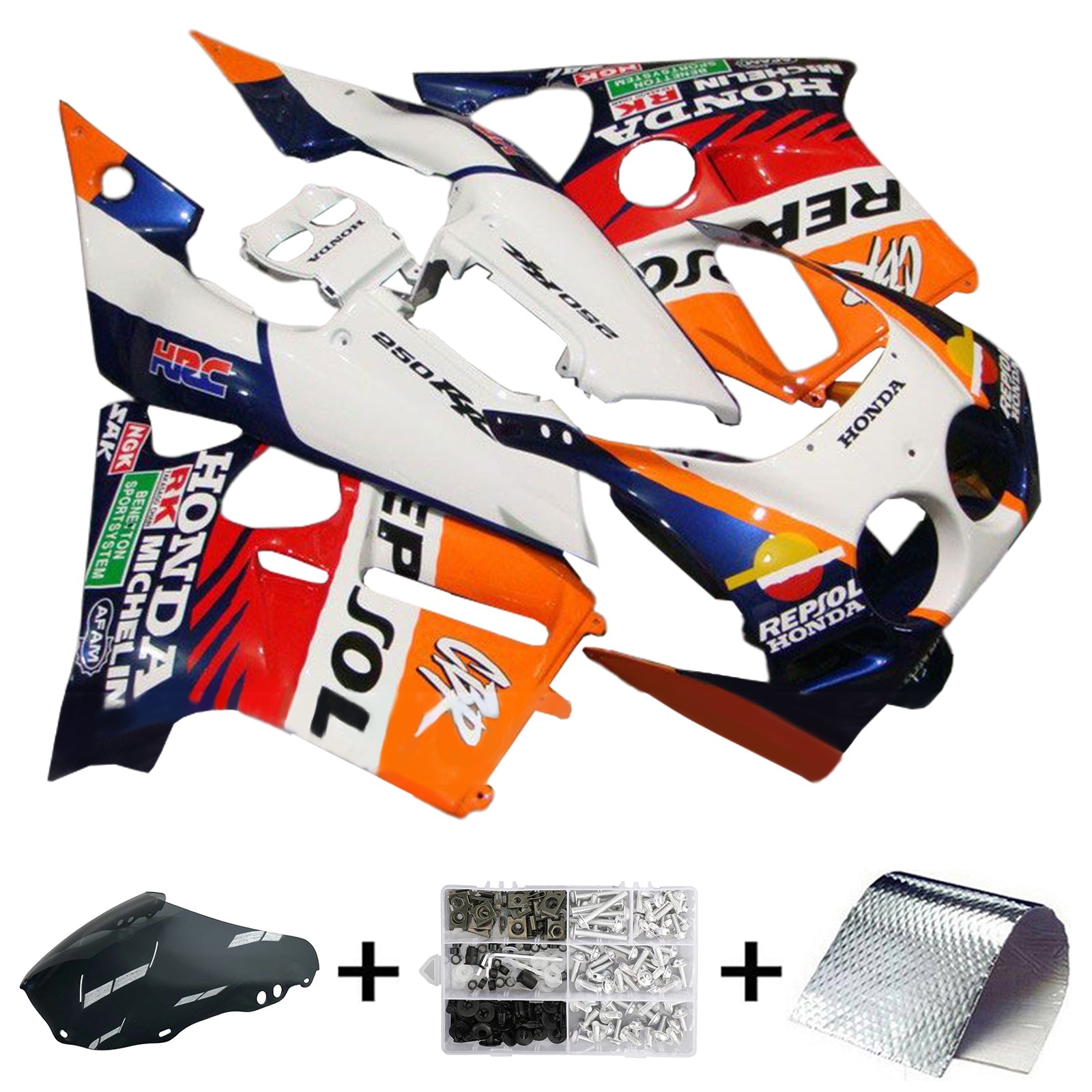 Honda CBR250RR MC19 1988-1989 Fairing Kit Bodywork