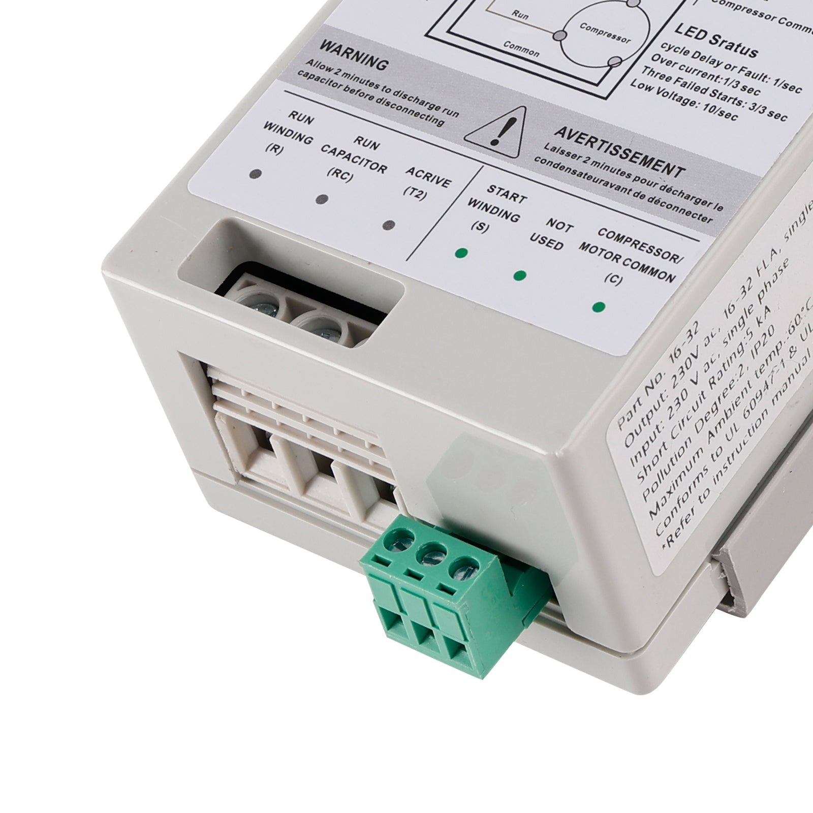 AC Soft Starter Reverse Motor Protection (16-32A + Install Kit)