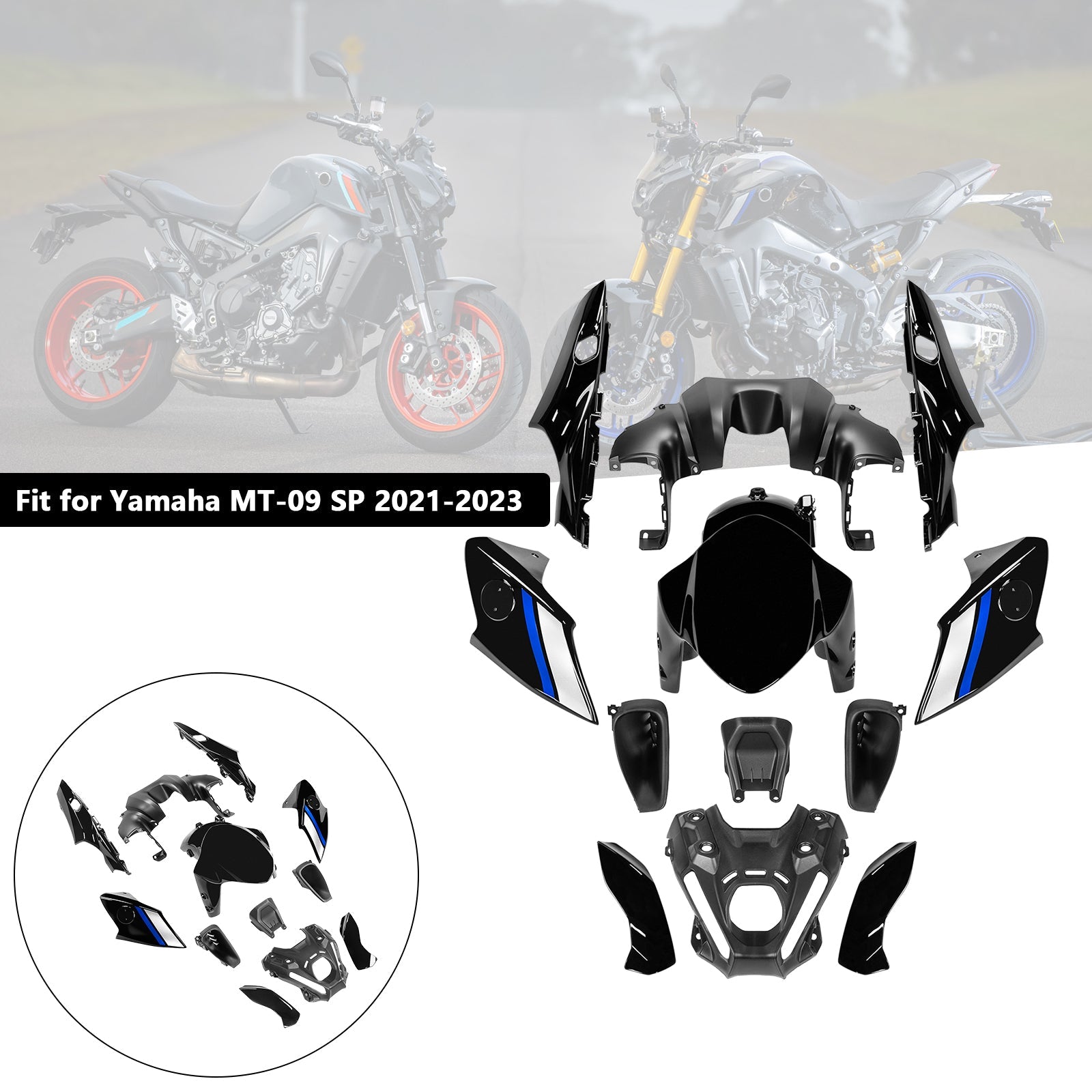 Yamaha MT-09 / MT-09 SP 2021-2023 Fairing Kit