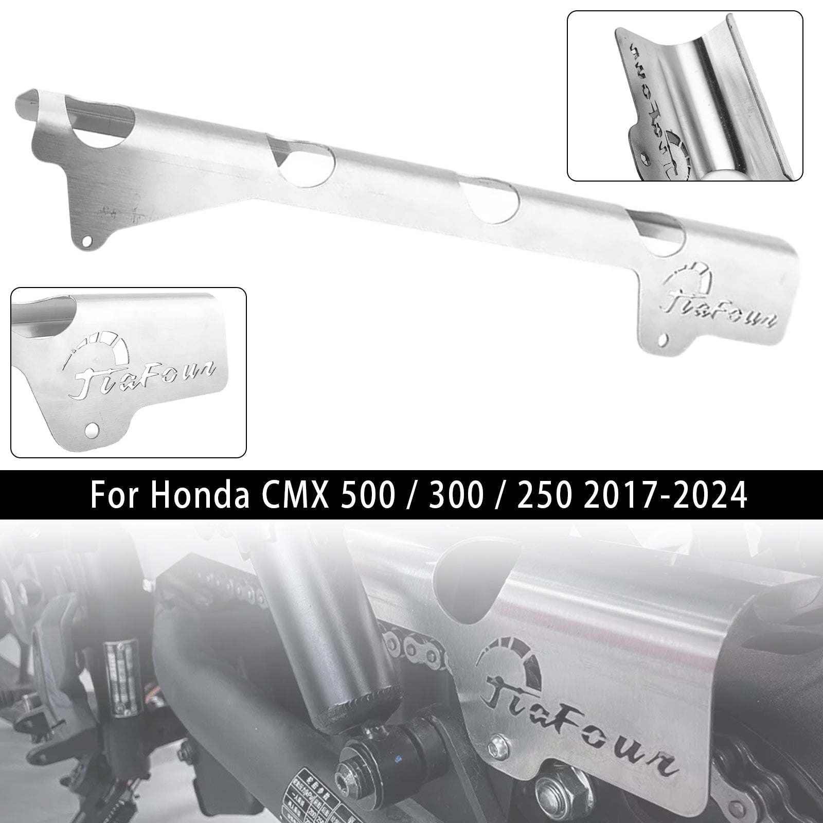 Chain Guard Cover Protector For Honda Rebel  CL 250 300 500 CM CMX 17-24