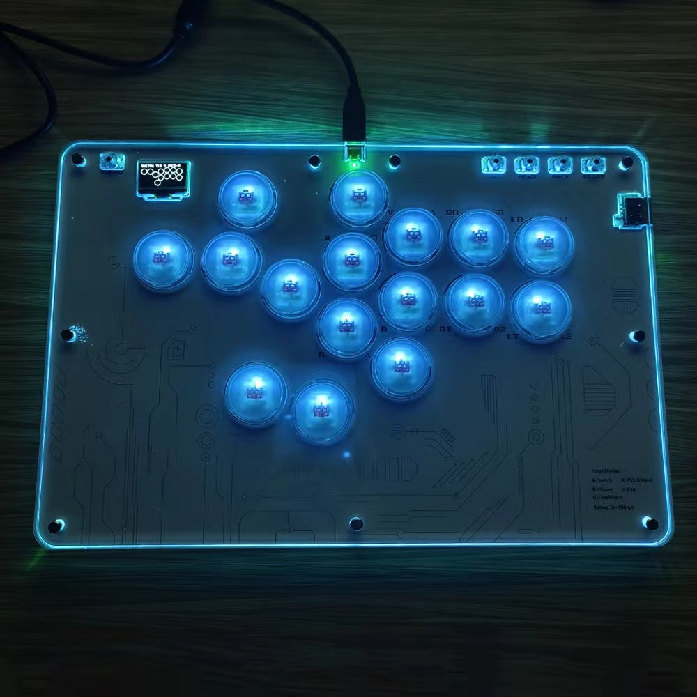 HITBOX Fighting Keyboard hitbox Arcade Joystick Advanced Buttons Street Fighter 6 Steam Raspberry Pi Keyboard