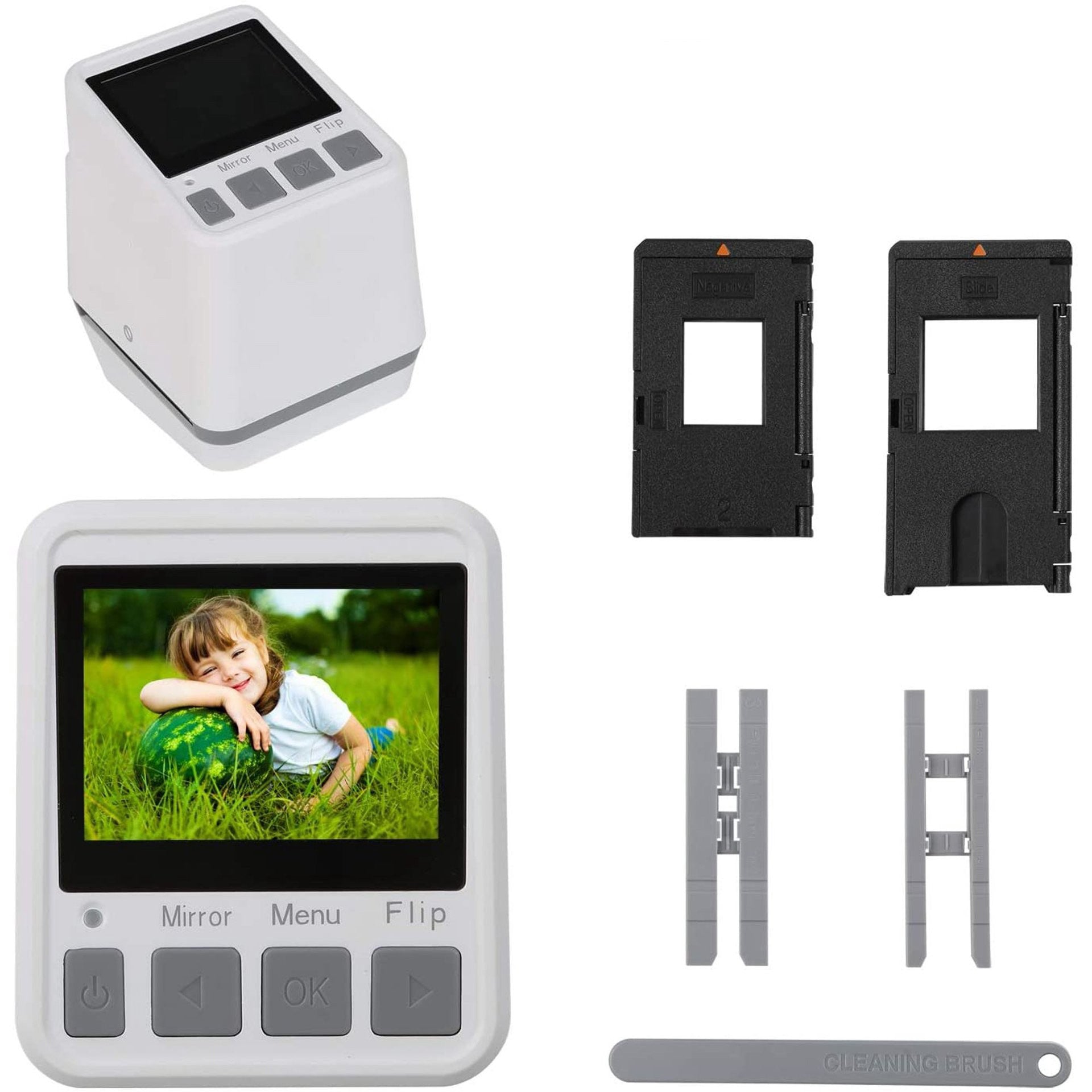 22MP Old Film Negative Film Slide Scanner Converts 126KPK/135/110/Super 8 Films