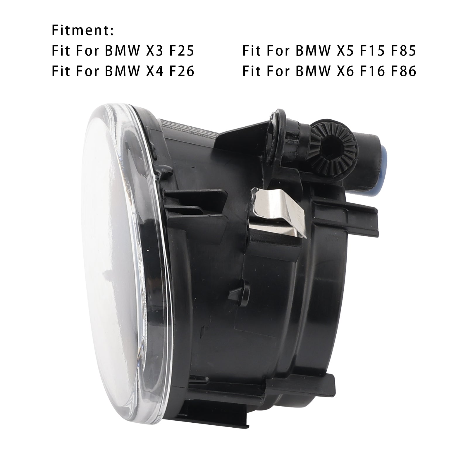 1 Pcs Front Left Fog Light Lamps Without Bulbs For BMW X3 X4 X5 X6 63177238787