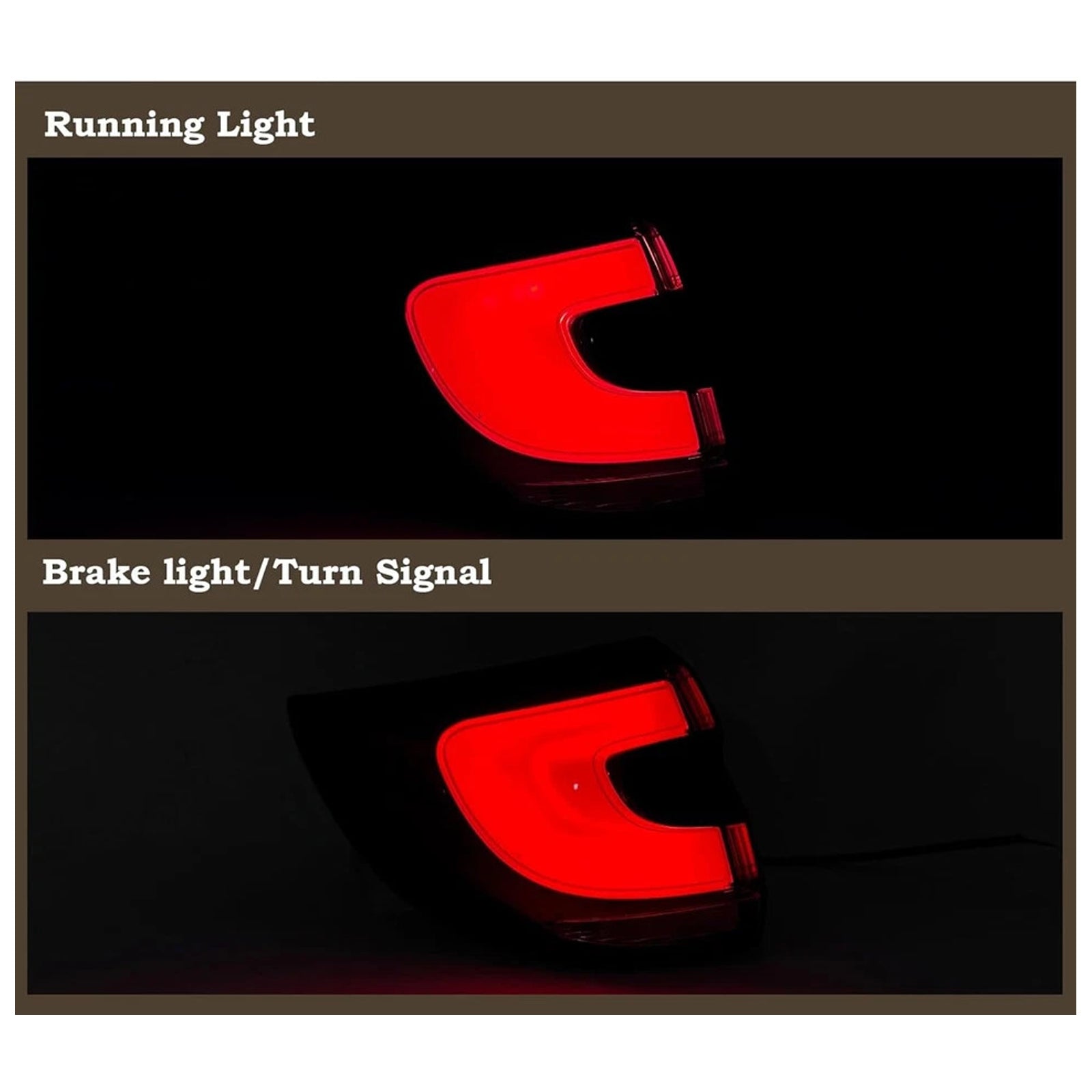 Pair Left+Right Tail Light With bulbs 68424931AC For Chrysler Pacifica 2021-2025