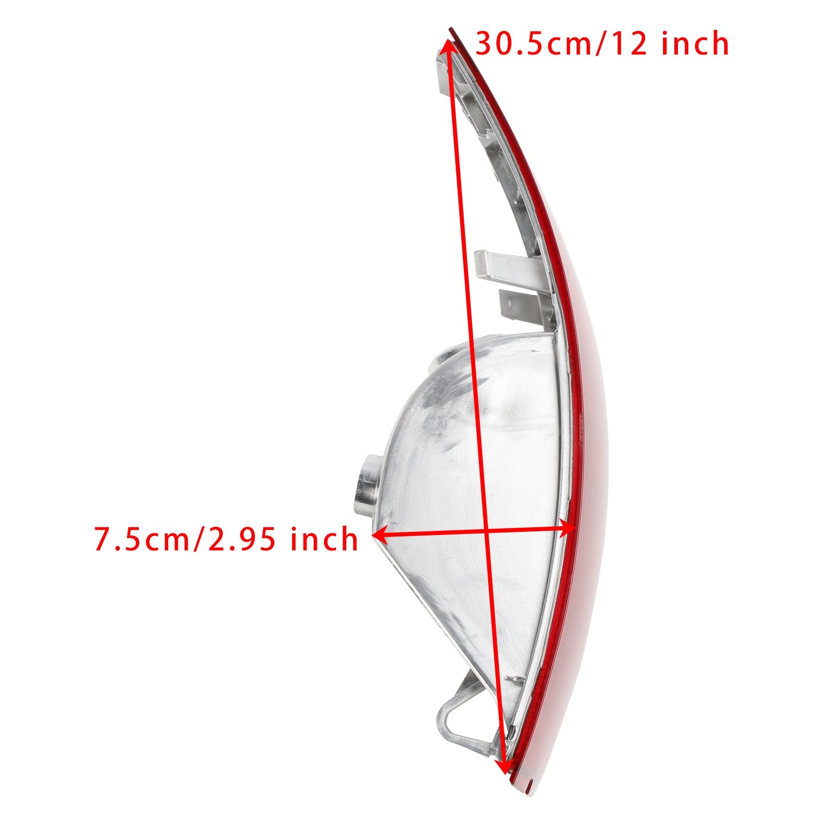 왼쪽+오른쪽 후면 꼬리 안개등 반사기 31111185 30678970 Volvo XC90 MK1 용.