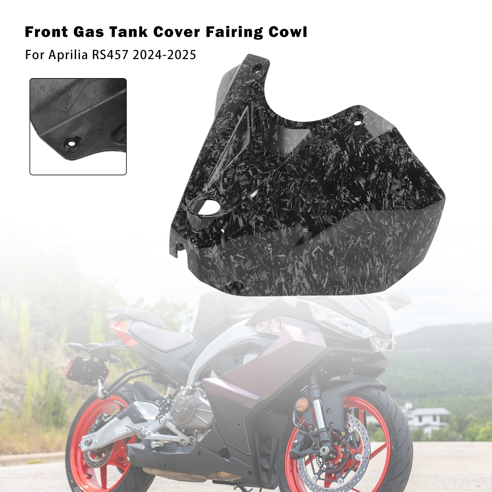 2024-2025 Aprilia RS457 RS 457 Front Gas Tank Cover Trim Fairing Cowl