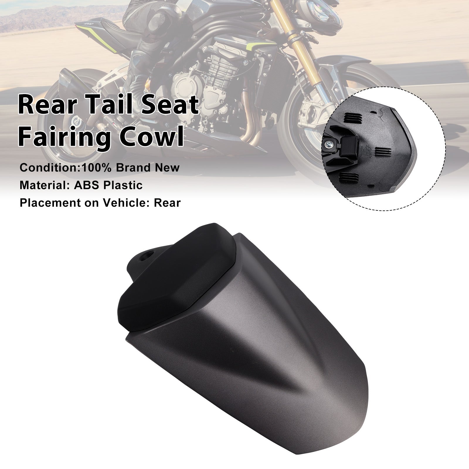 2025-2026 For Speed Triple 1200 RS Rear Tail Seat Fairing Cowl Cover