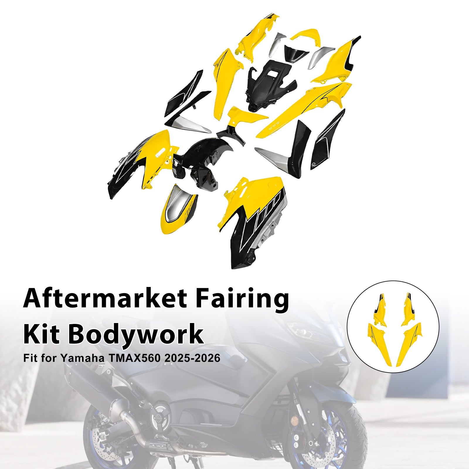 2025-2026 for Yamaha TMAX560 Injection Bodywork Fairing Kit