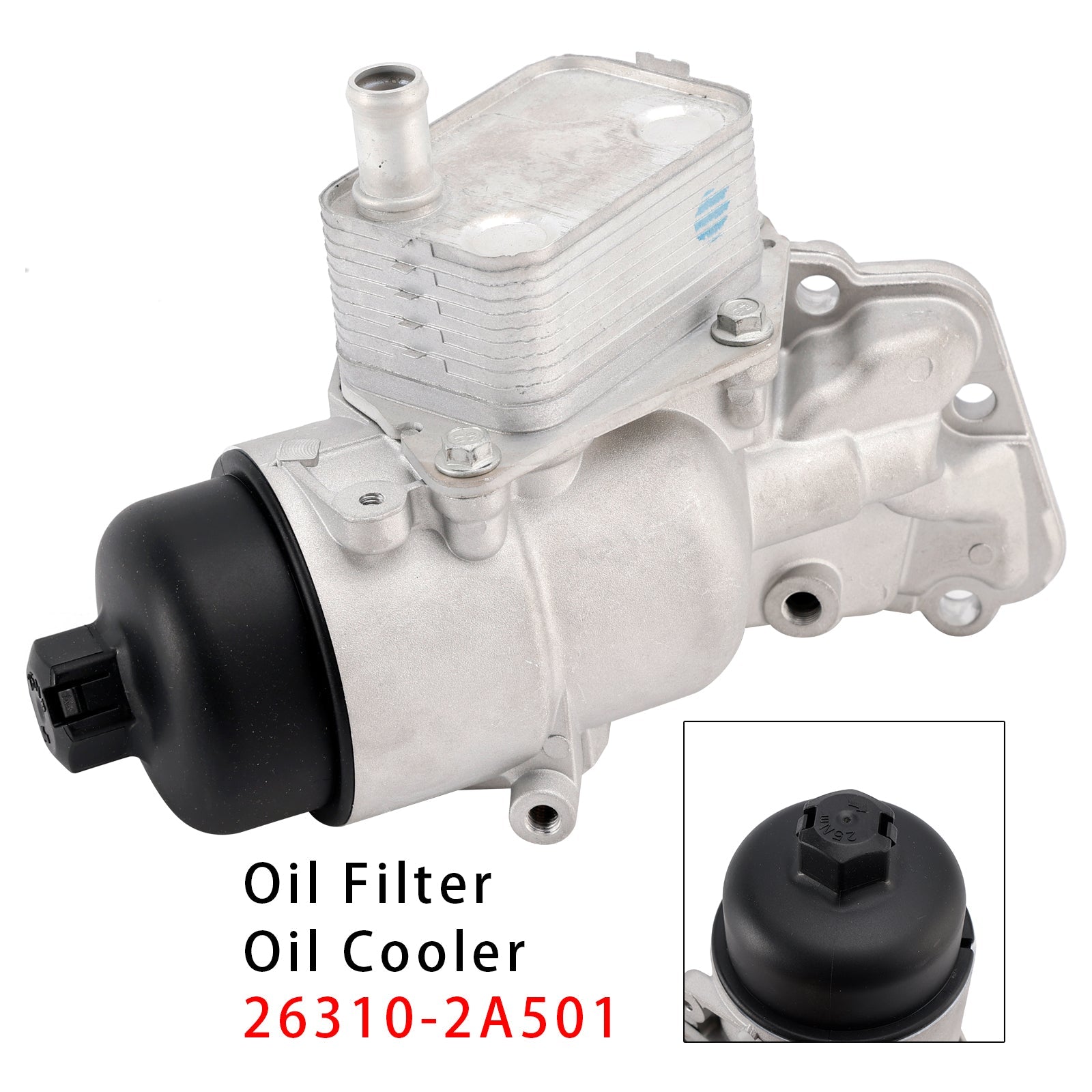 For Hyundai Accent 4 i20 i30 Engine Oil Filter Housing Oil Cooler 26320-3C700