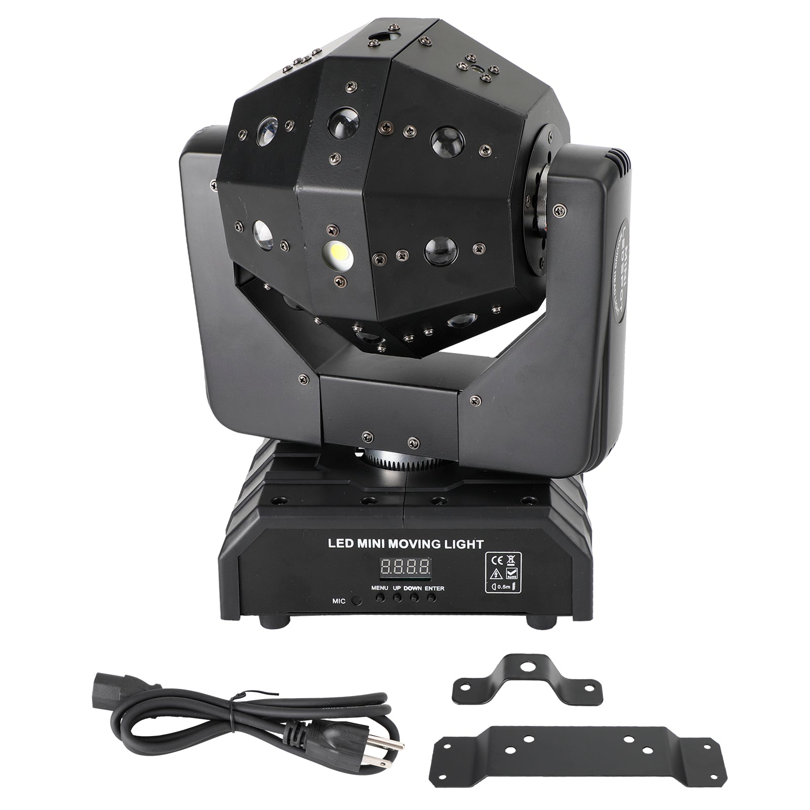 RGBW 3In1 LED Laser Moving Head Stage Light DMX DJ Disco Party Effect Lighting