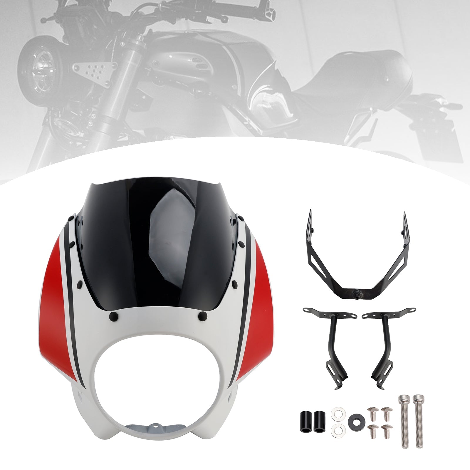 2022-2025 Yamaha XSR900 Headlight Fairing Windshield WindScreen