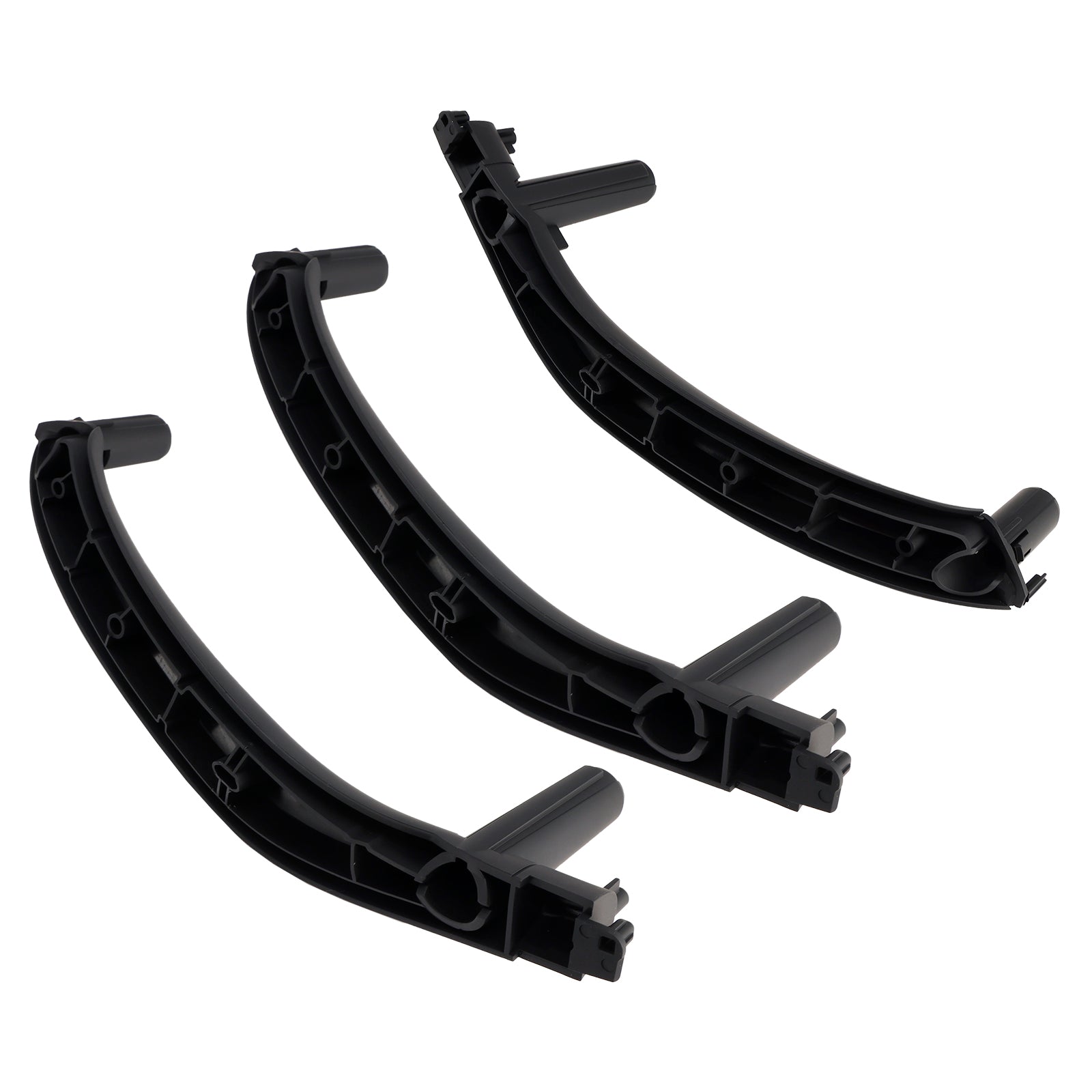 RHD 3PC Interior Door Handle Pull Cover For BMW X5 F15 X6 F16 2014-2018