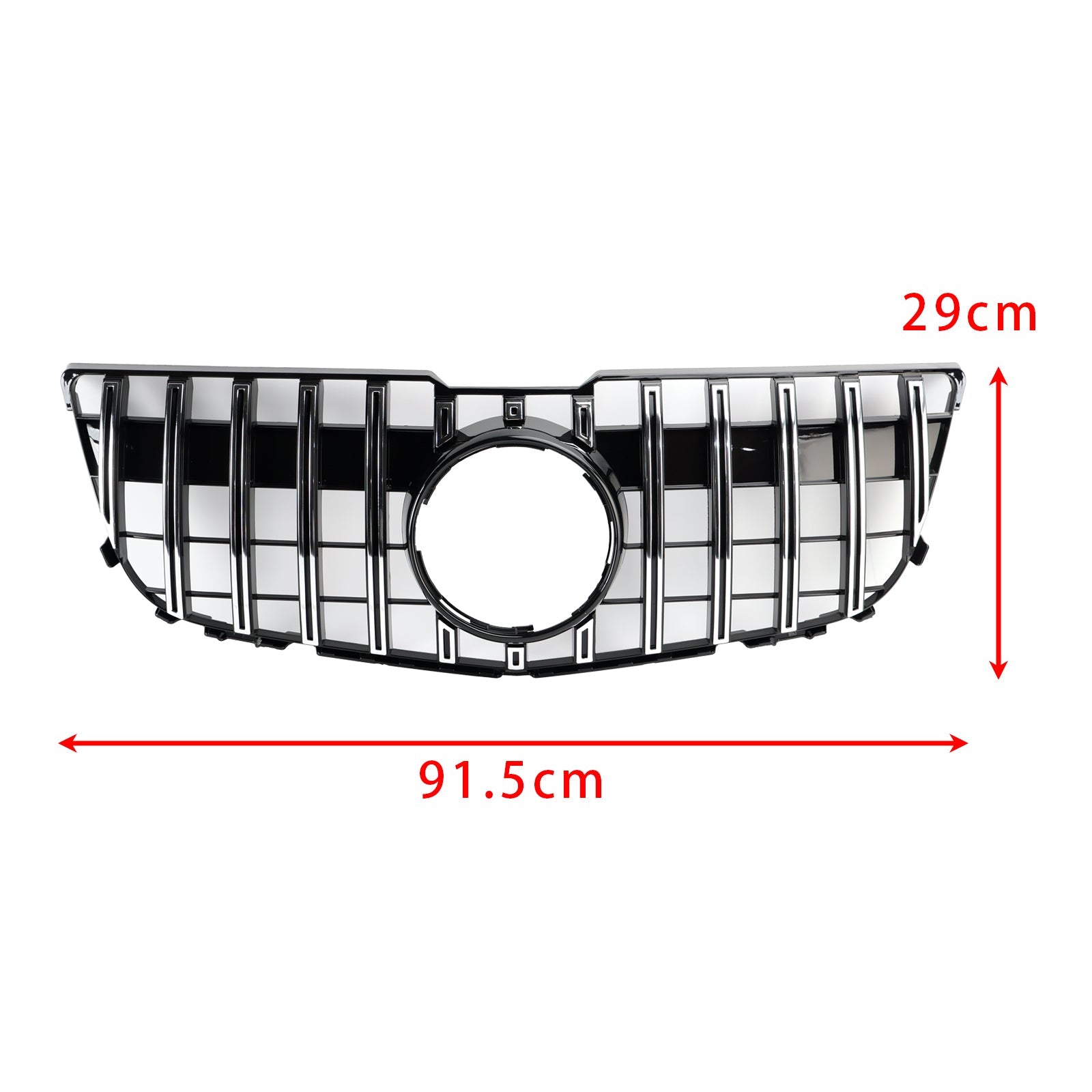 2013-2015 Mercedes Benz GLK X204 GT Front Grille Grill Mesh Chrome