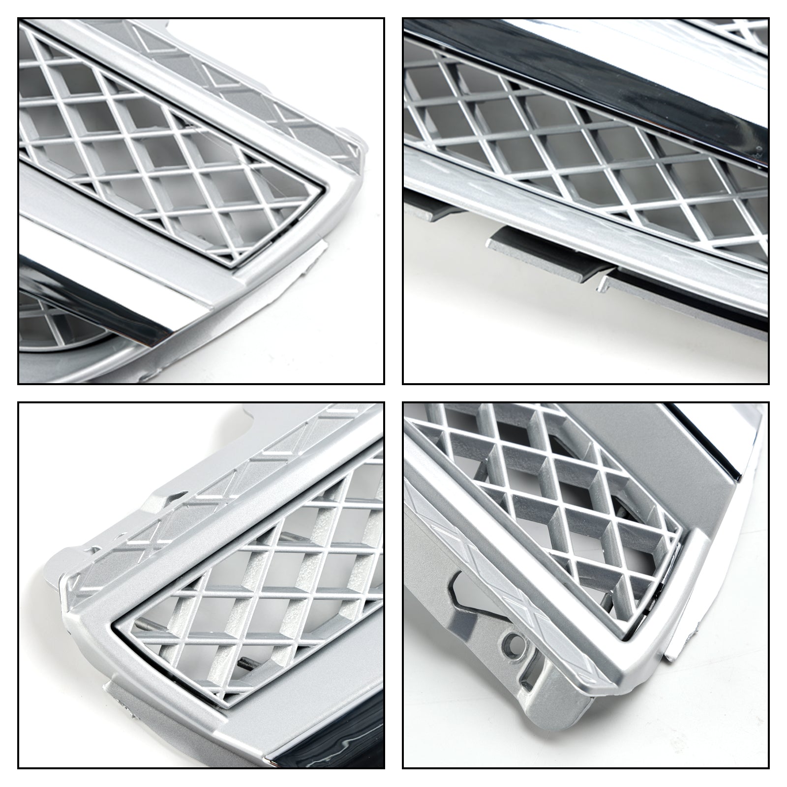 Front Bumper Upper Grill Fit Mercedes R230 SL550 SL600 2007-2008 1 Fin Star