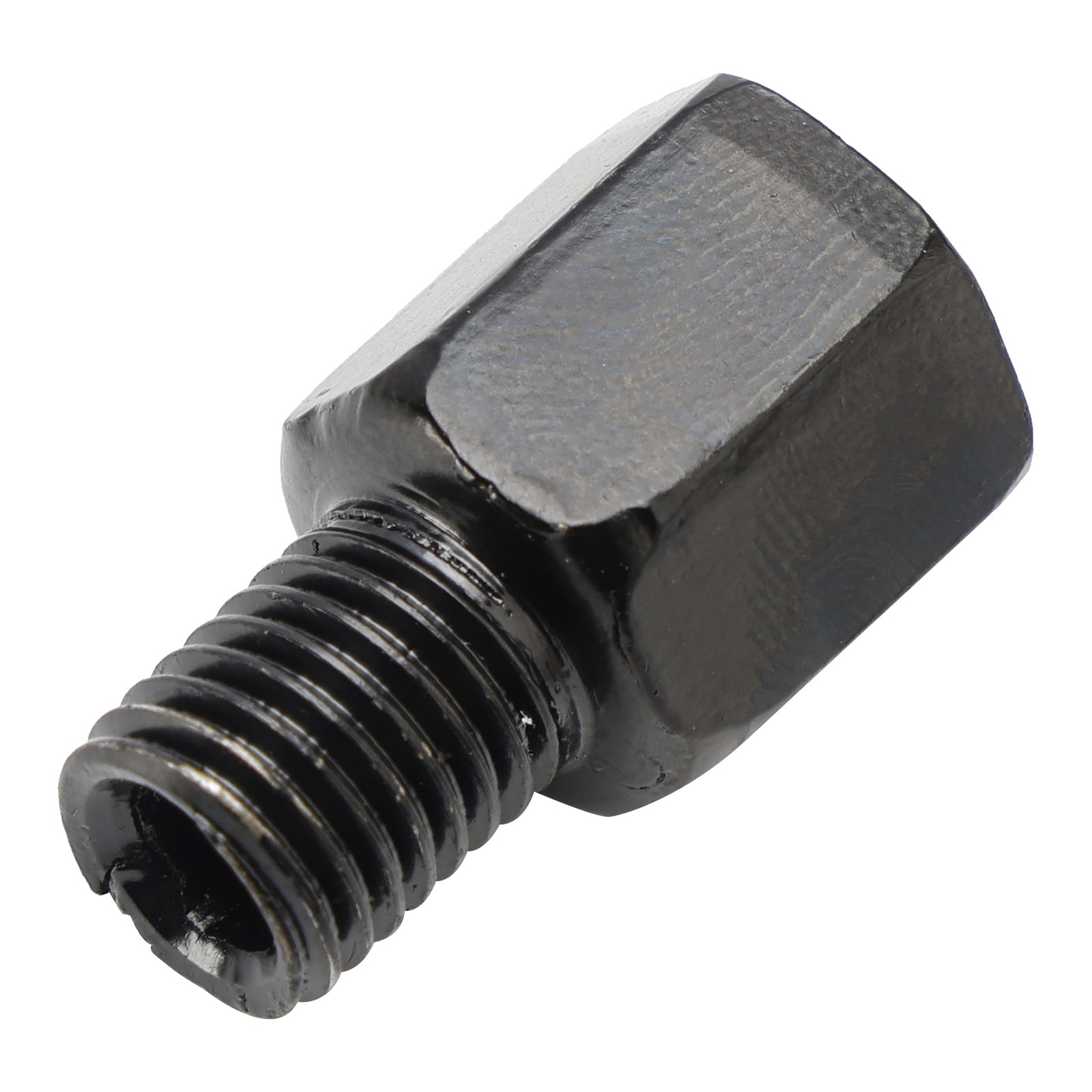 MOTORCYCLE MIRROR ADAPTORS 10MM LEFT HAND FEMALE TO 10MM RIGHT HAND MALE THREAD