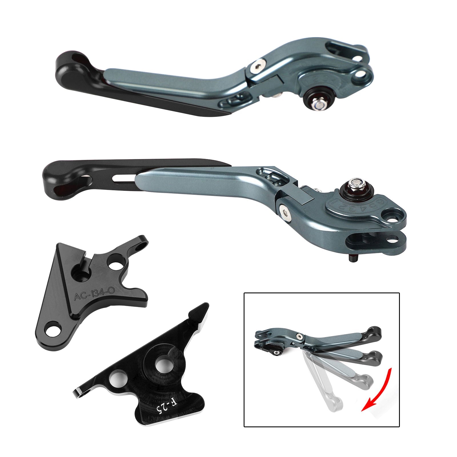 Honda CB350 hness gb350 CB350 2021-2023에 적합한 조절 식 클러치 브레이크 레버