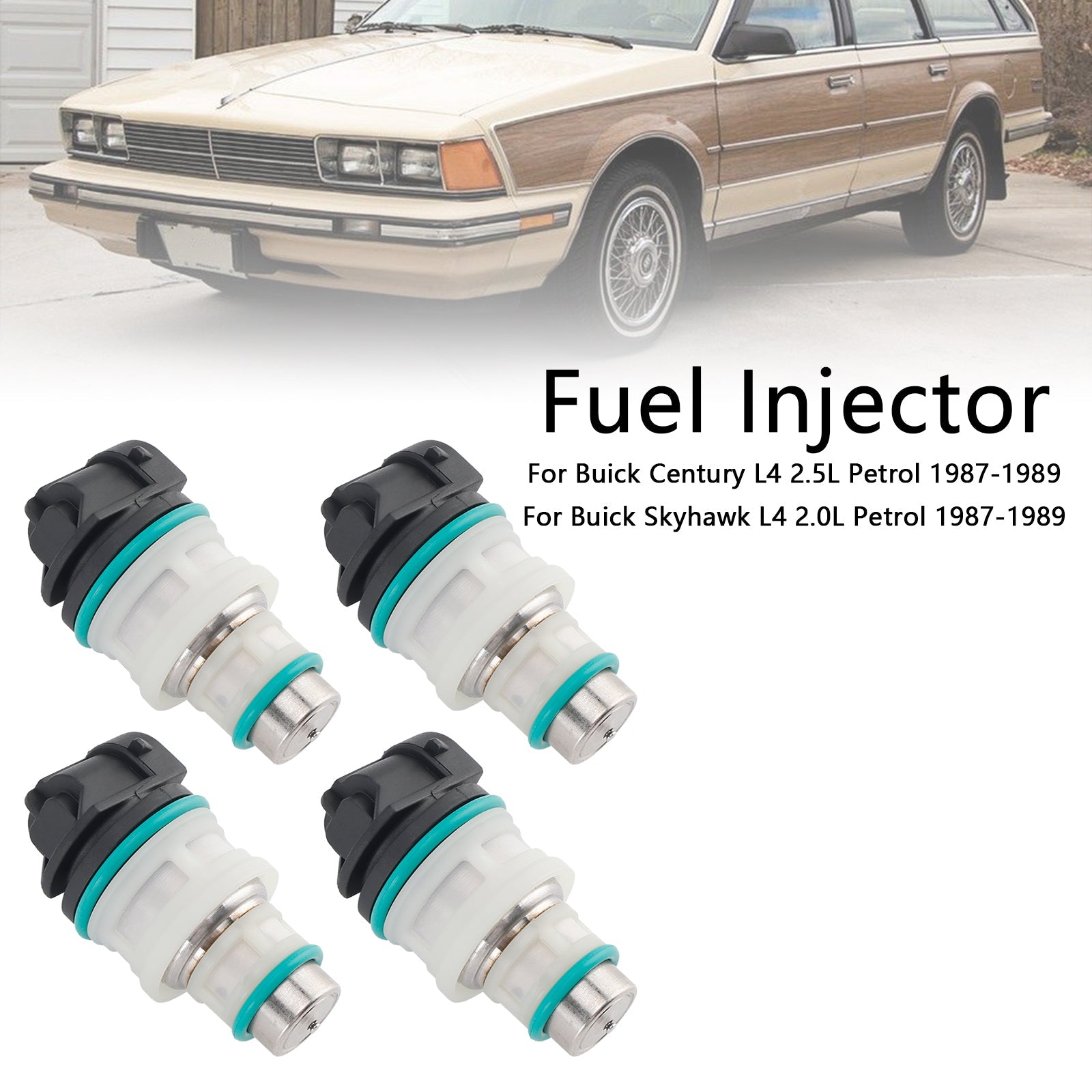4PCS Fuel Injector 17111814 Fit Chevy Cavalier Corsica Fit Buick Century