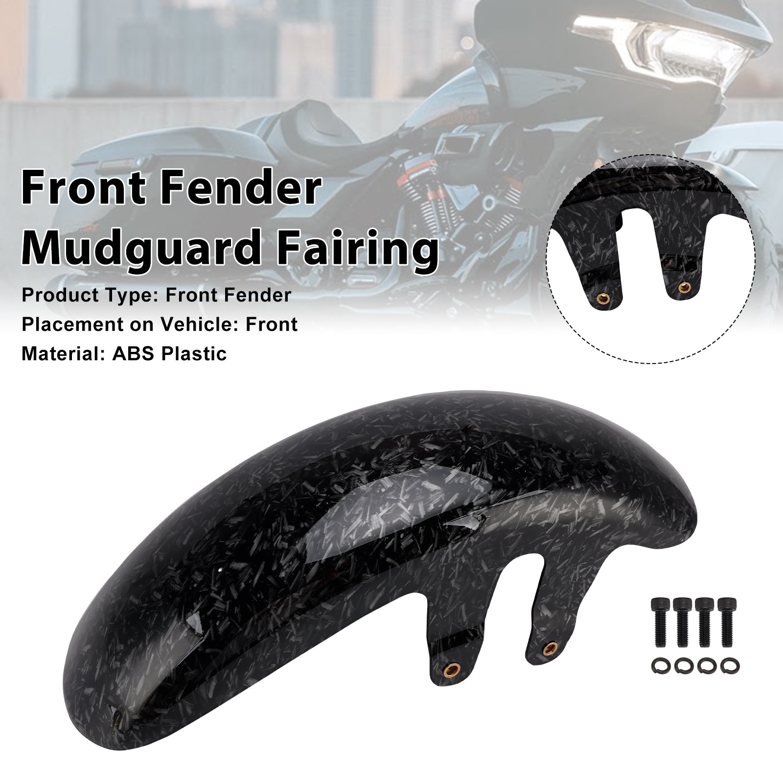 2023-2025 Touring CVO Road Glide / Street Glide Front Fender Mudguard Fairing